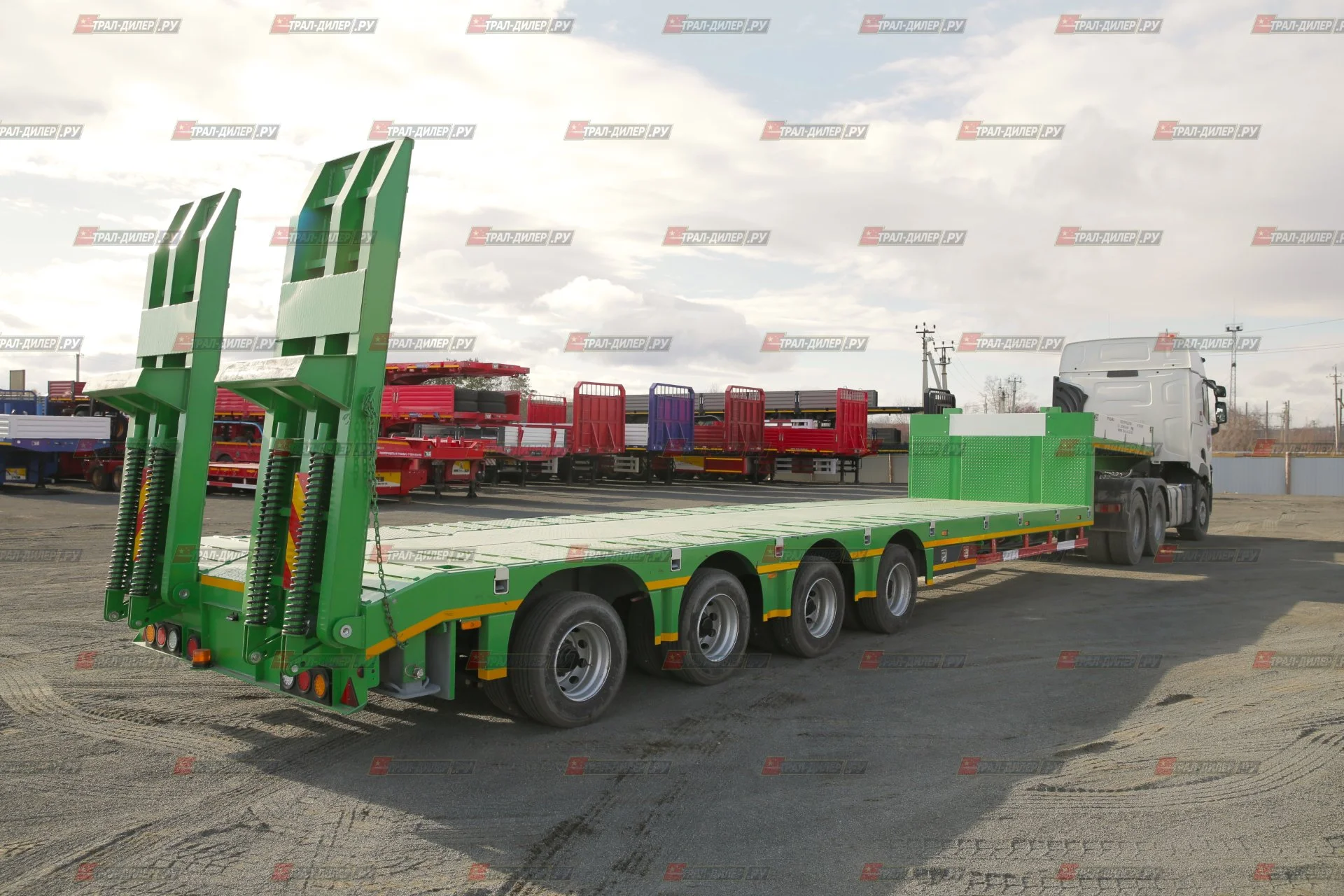 Низкорамный трал AMUR (CIMC)  60 т - миниатюра 2