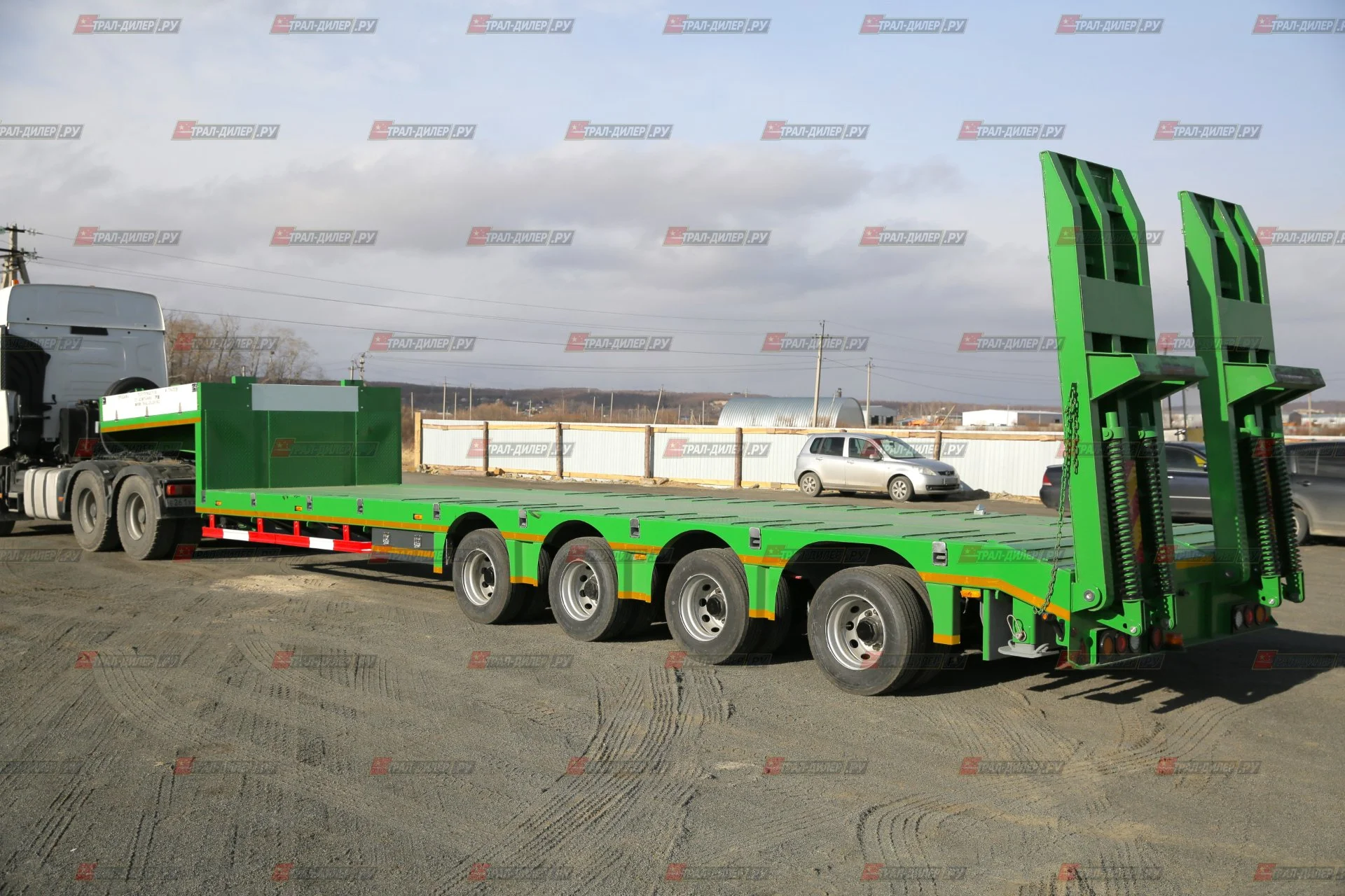 Низкорамный трал AMUR (CIMC)  60 т - миниатюра 3