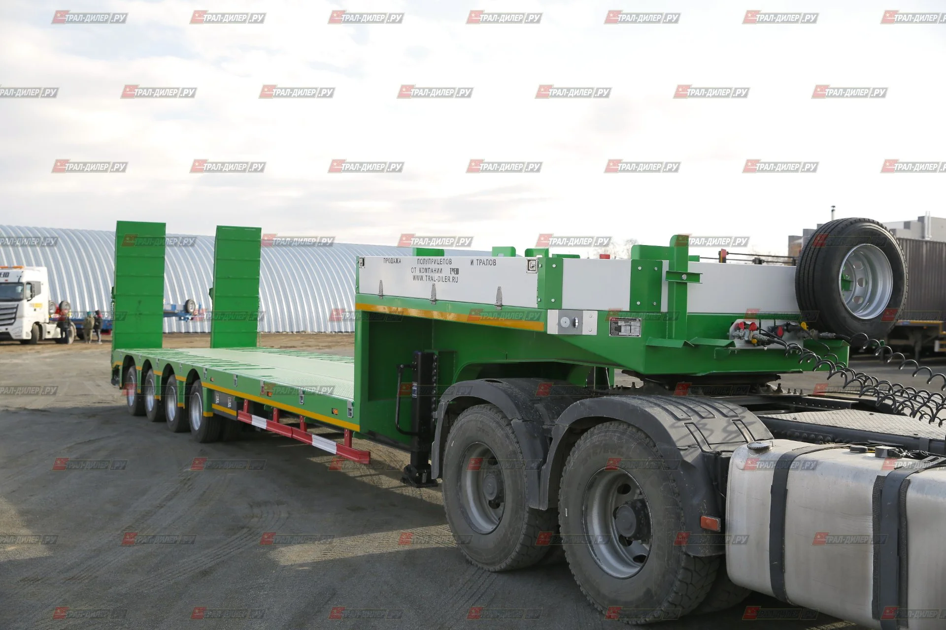 Низкорамный трал AMUR (CIMC)  60 т - миниатюра 6