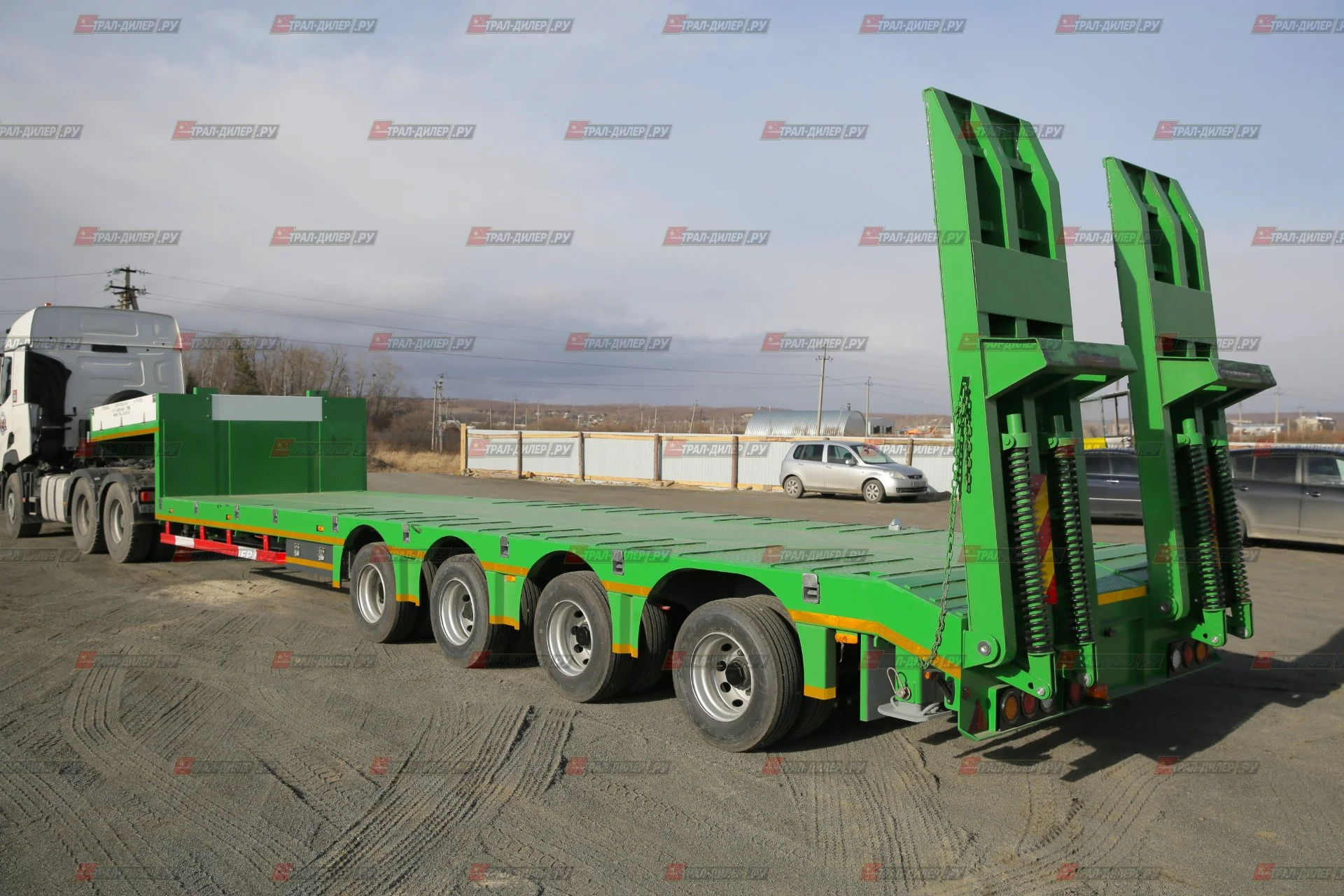 Низкорамный трал AMUR (CIMC)  60 т - миниатюра 18