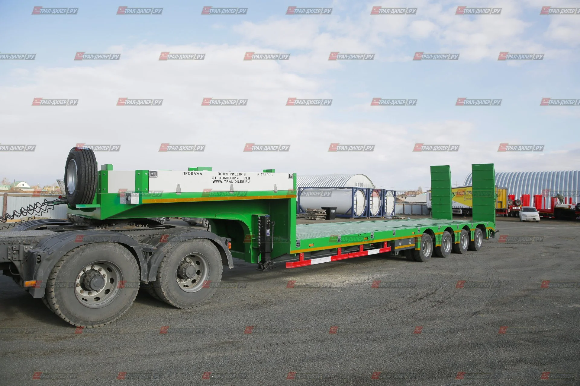 Низкорамный трал AMUR (CIMC)  60 т - миниатюра 22