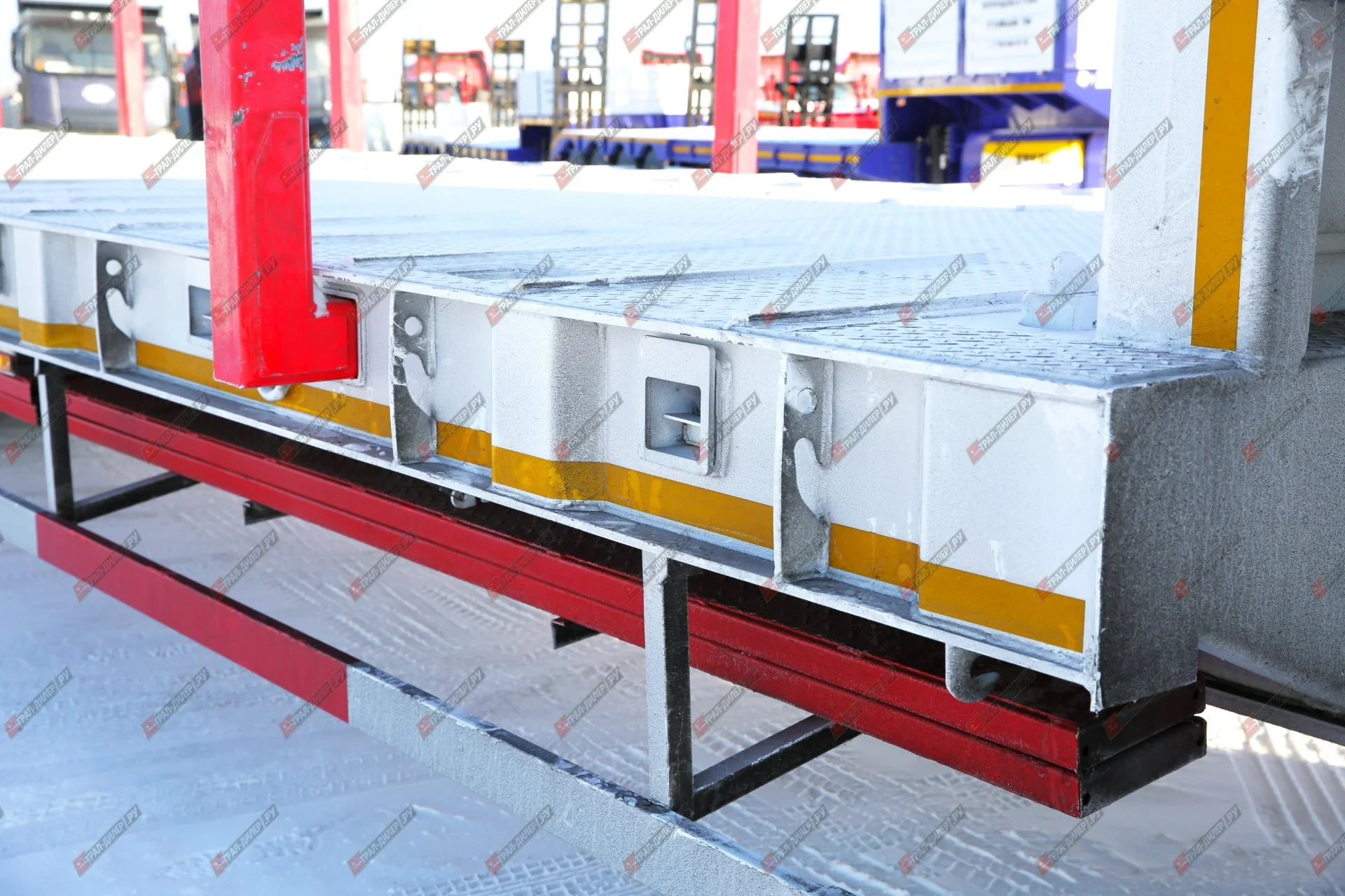 Высокорамный трал Amur (CIMC) LYR9708TDPдля перевозки бульдозера Komatsu 475А - миниатюра 33