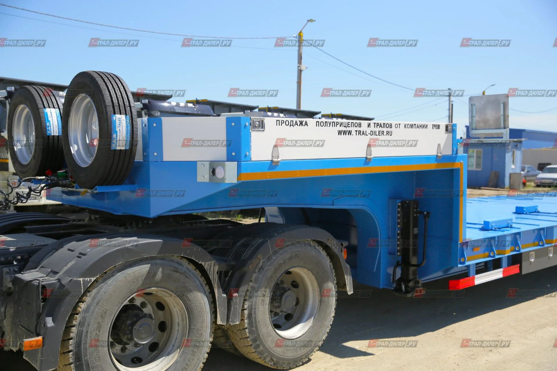 Низкорамный раздвижной трал AMUR LYR9806TDPW 90 т - миниатюра 6