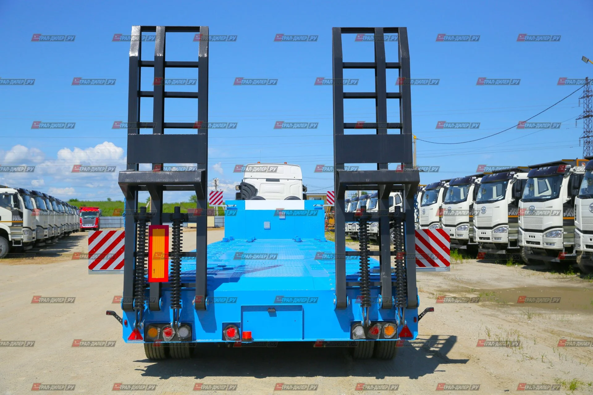 Низкорамный раздвижной трал AMUR LYR9806TDPW 90 т - миниатюра 21
