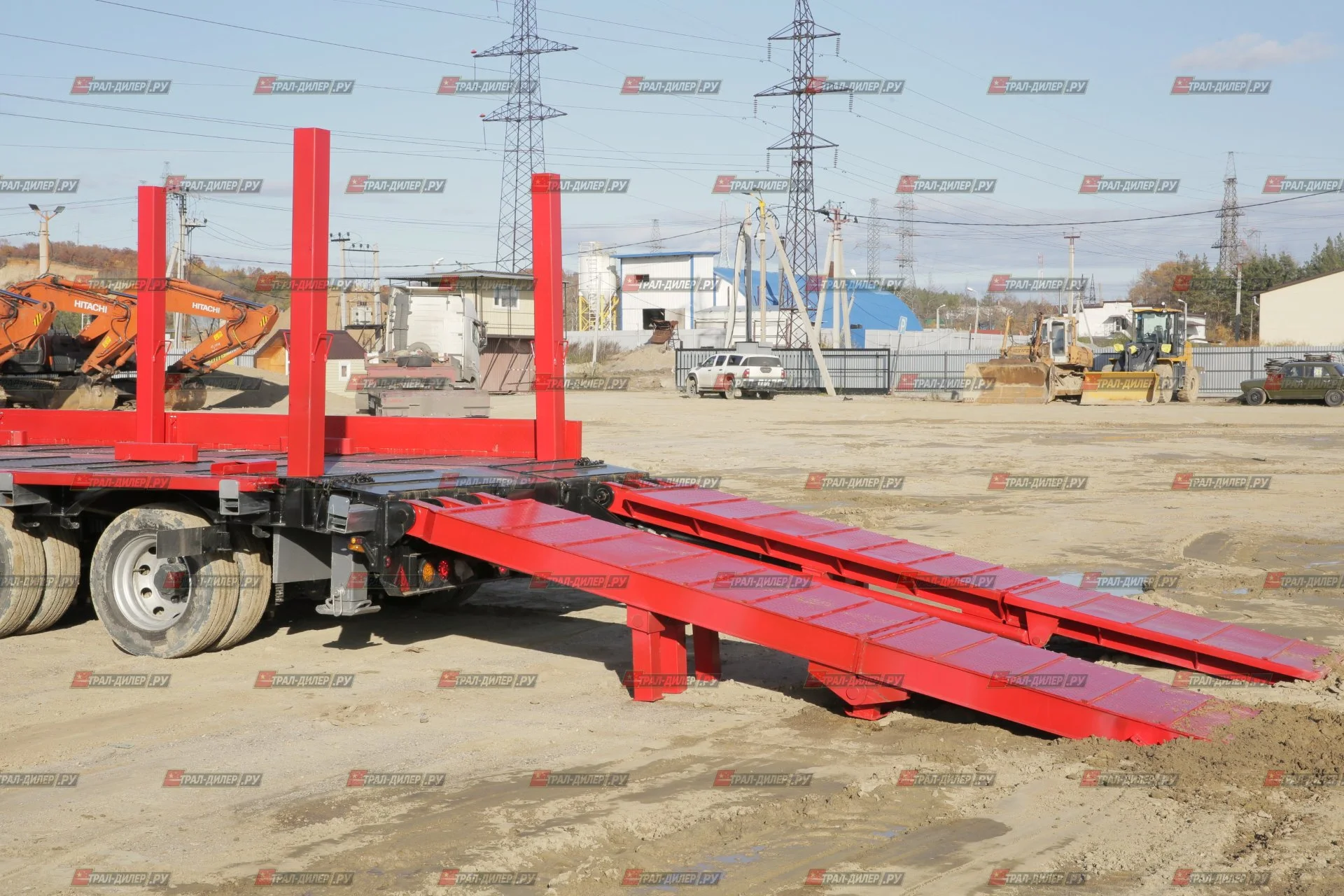 Раздвижной низкорамный трал Amur LYR9806TDPW 90т с тентом на гусаке - миниатюра 28