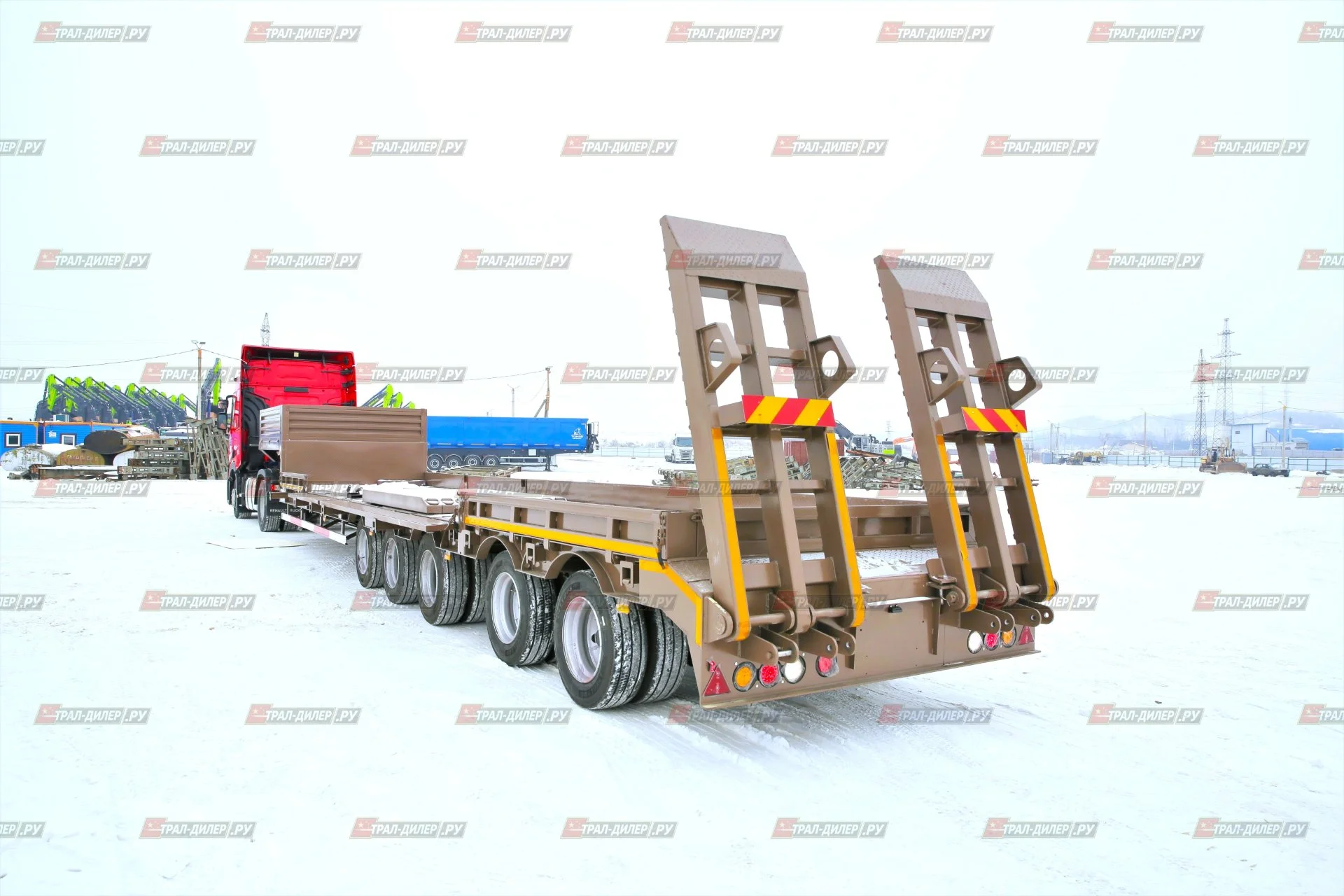 Низкорамный трал Amur LYR9806TDPW 90т - миниатюра 3