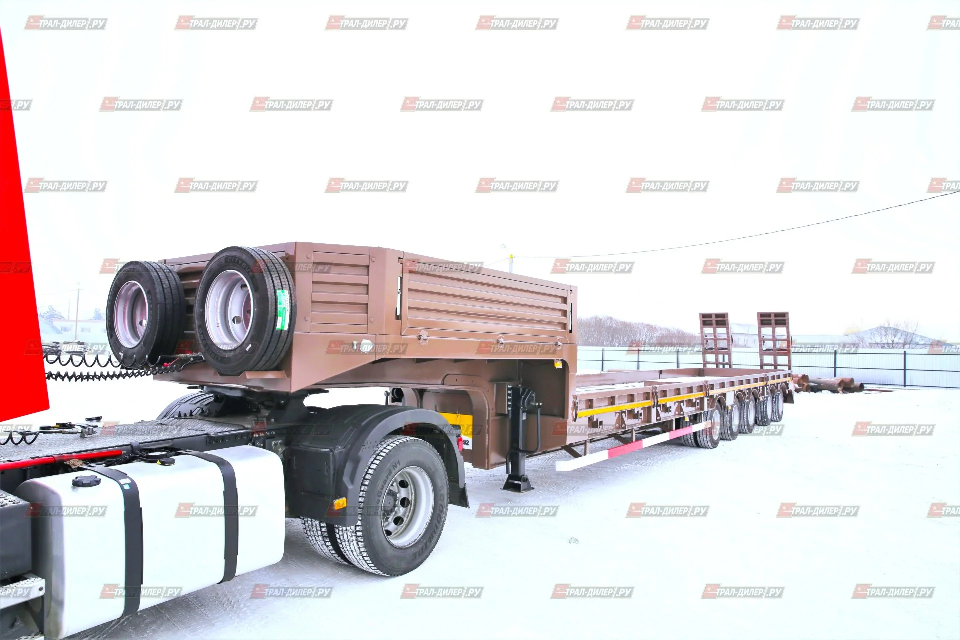 Низкорамный трал Amur LYR9806TDPW 90т - миниатюра 5