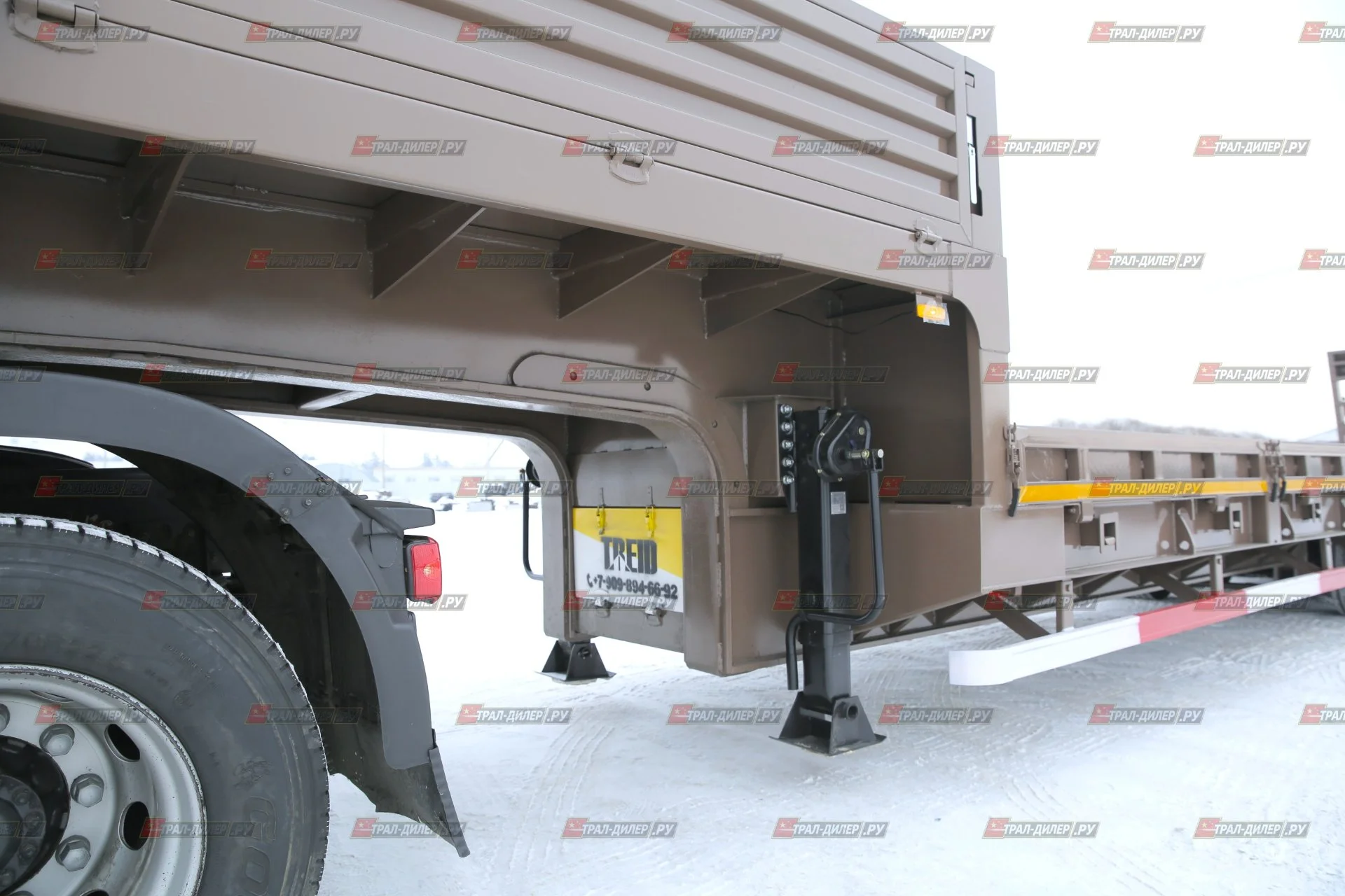 Низкорамный трал Amur LYR9806TDPW 90т - миниатюра 7