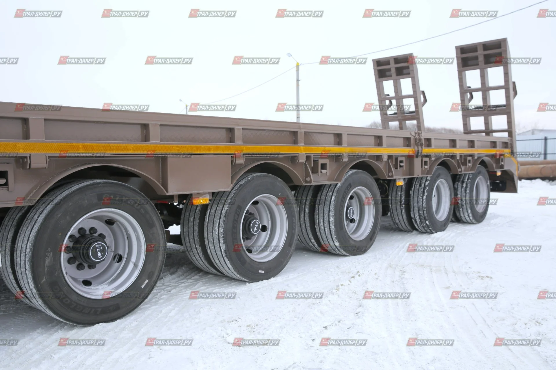 Низкорамный трал Amur LYR9806TDPW 90т - миниатюра 8