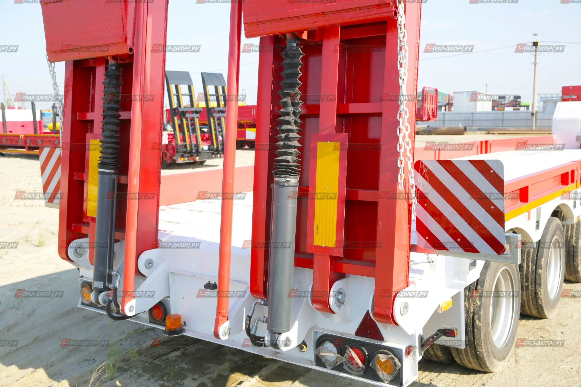 Раздвижной низкорамный трал Amur LYR9806TDPW 70 т - миниатюра 7