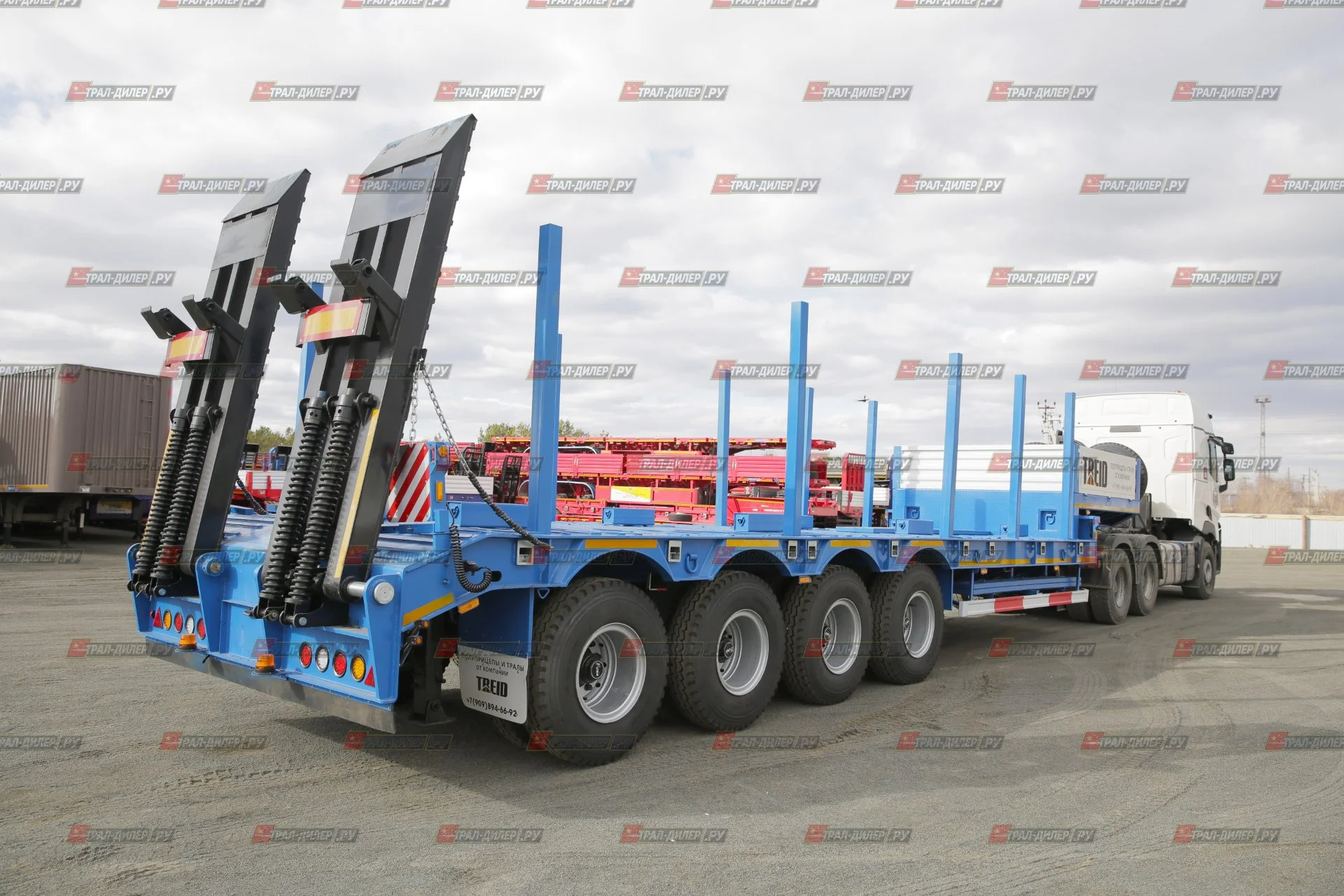 Высокорамный AMUR LYR9907TDP (CIMC) 13,5 м 100 т - миниатюра 2