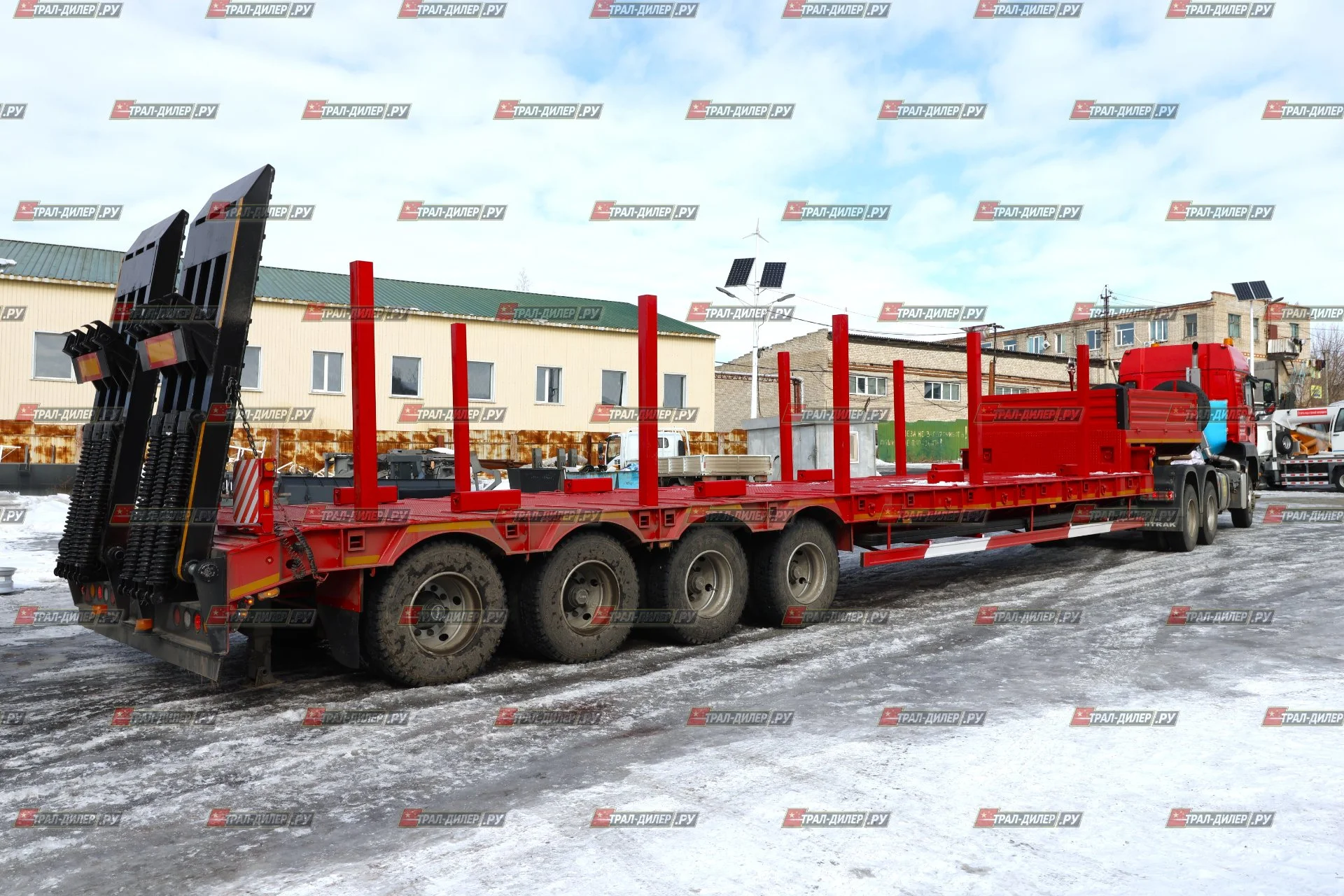 Среднерамный трал CIMC (AMUR) LYR96071TDPХZF 100 т - миниатюра 2
