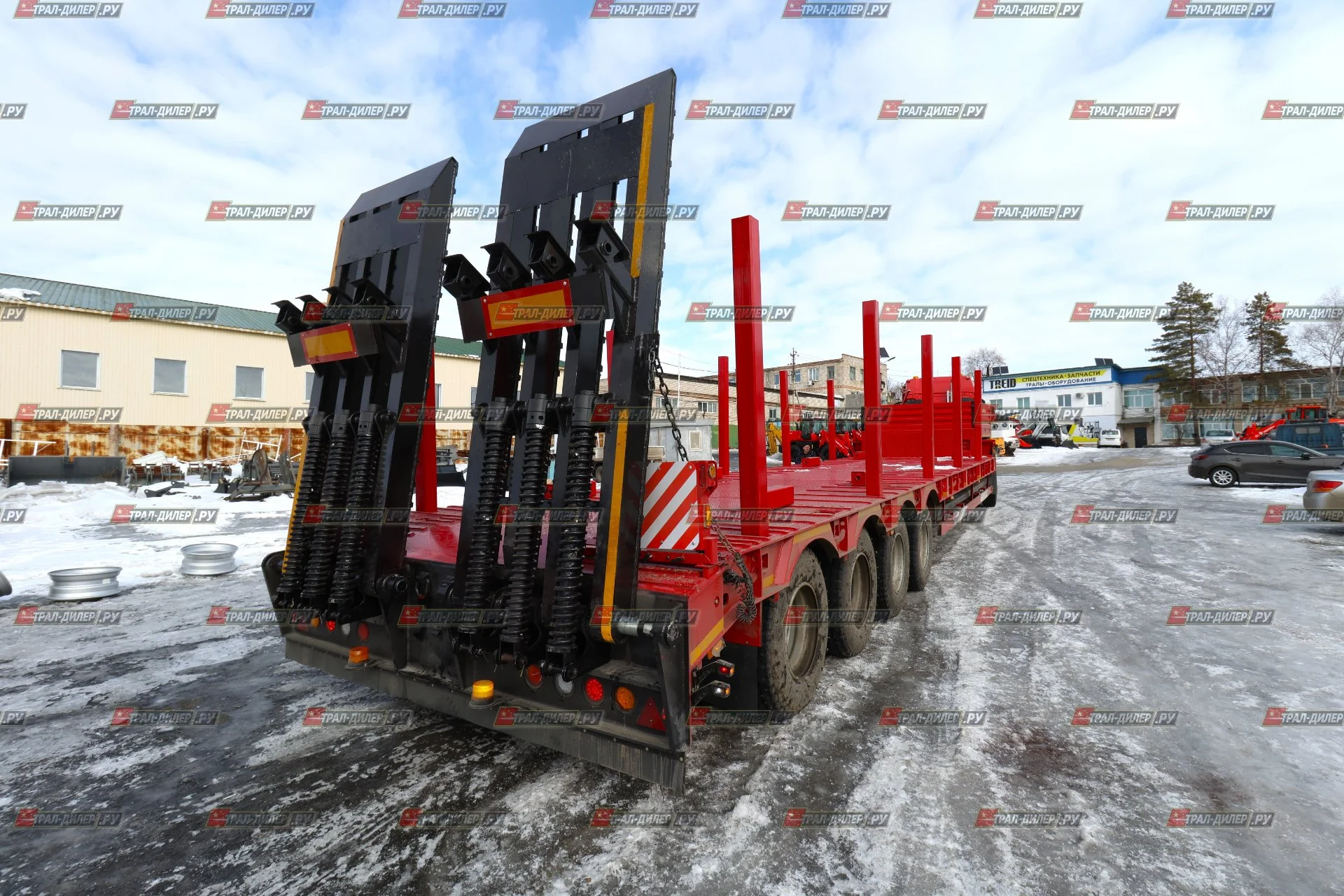 Среднерамный трал CIMC (AMUR) LYR96071TDPХZF 100 т - миниатюра 3