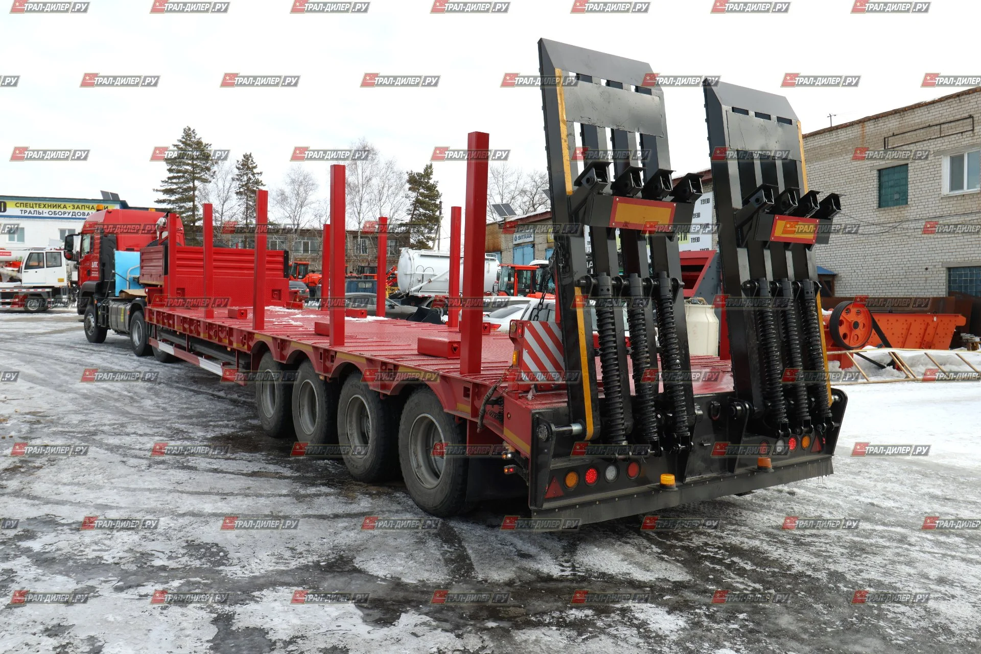 Среднерамный трал CIMC (AMUR) LYR96071TDPХZF 100 т - миниатюра 7