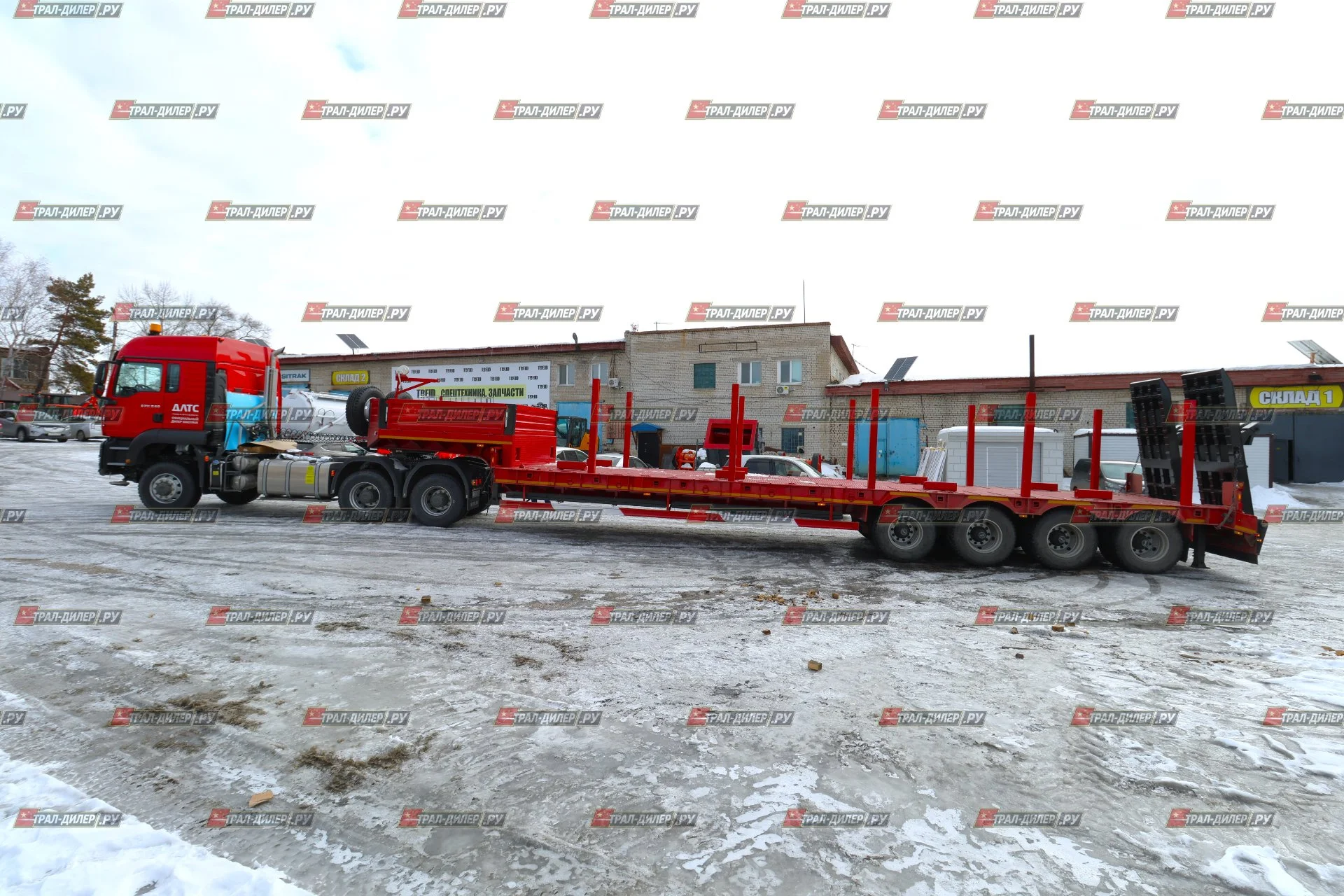 Среднерамный трал CIMC (AMUR) LYR96071TDPХZF 100 т - миниатюра 8