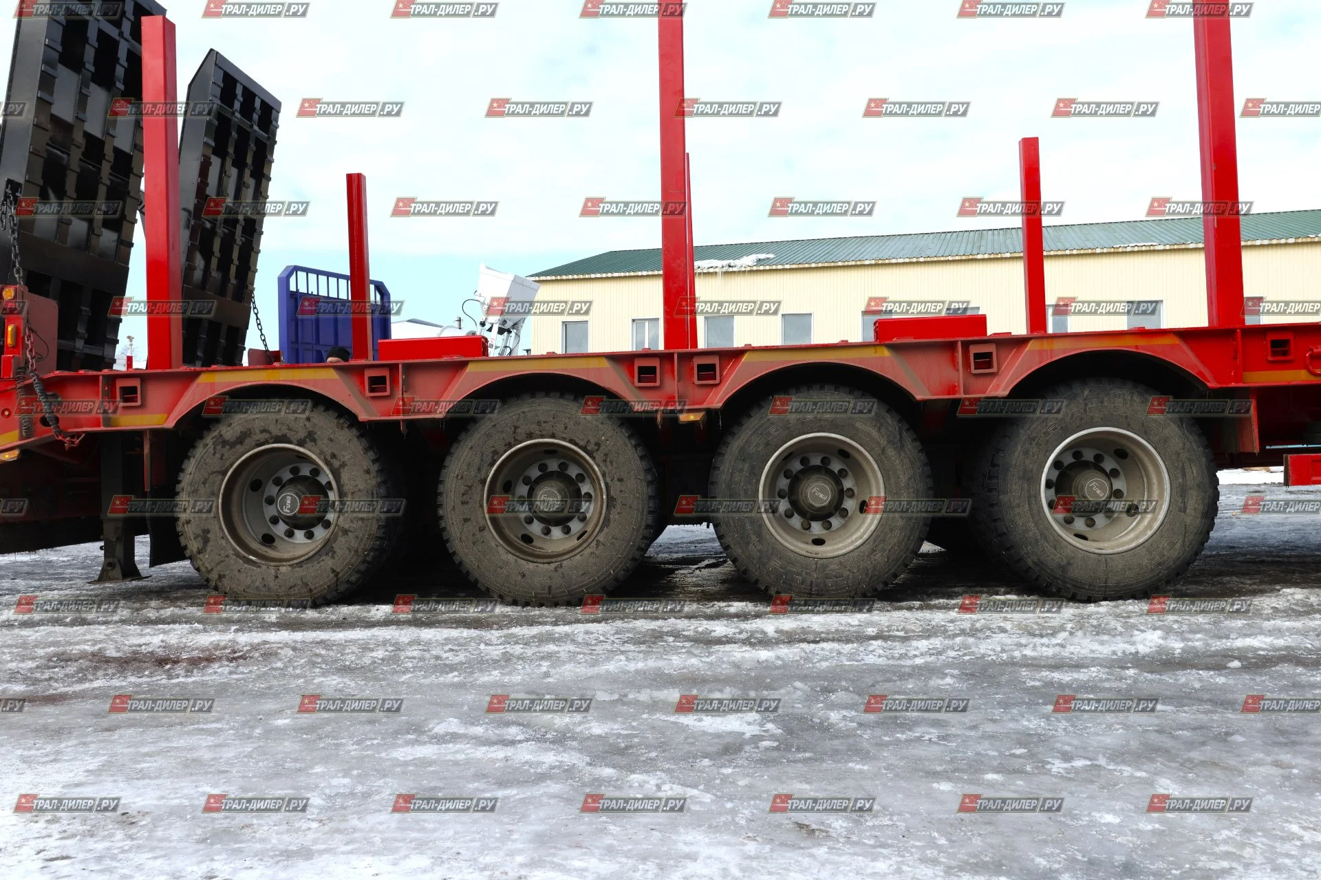 Среднерамный трал CIMC (AMUR) LYR96071TDPХZF 100 т - миниатюра 9