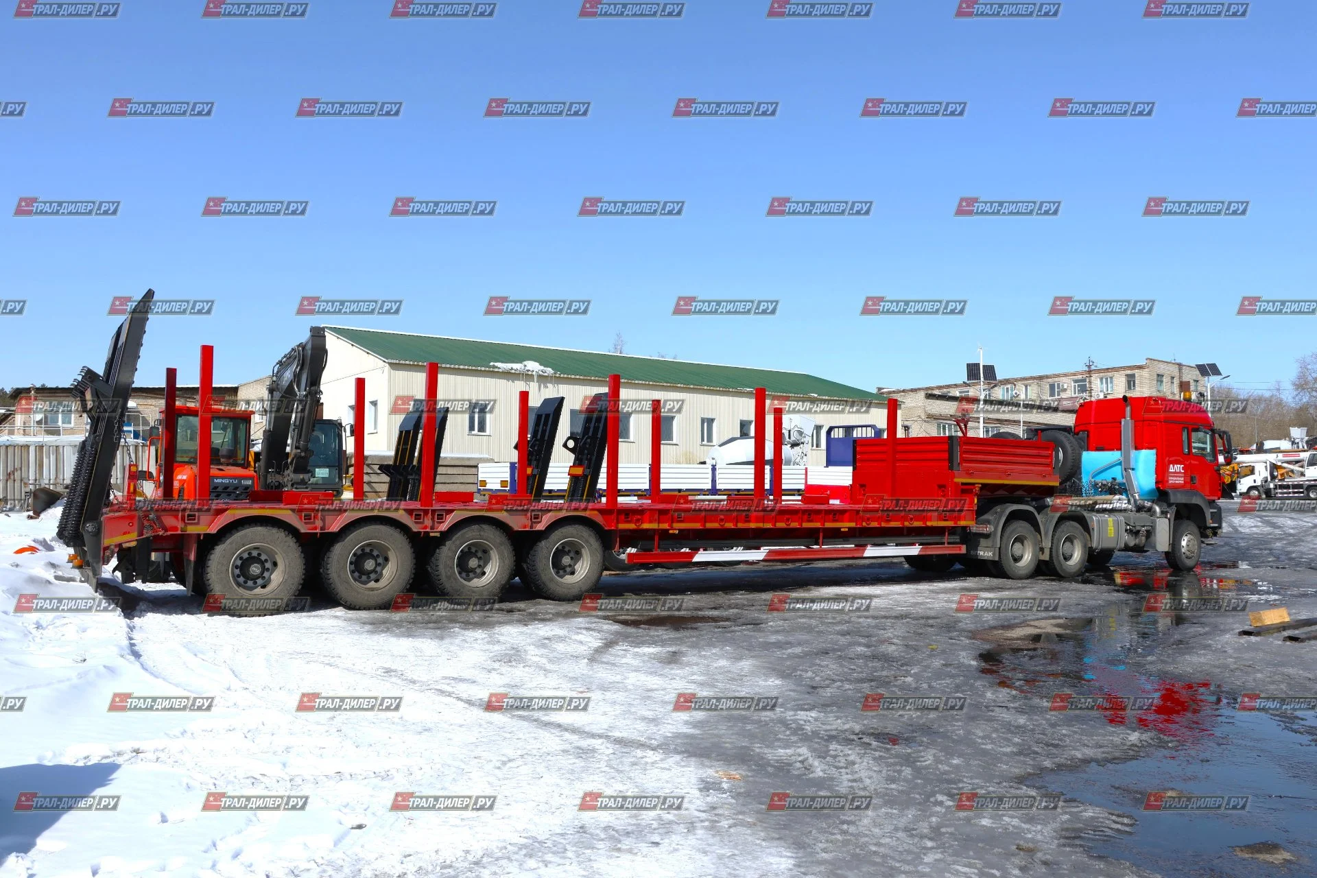 Среднерамный трал CIMC (AMUR) LYR96071TDPХZF 100 т - миниатюра 11