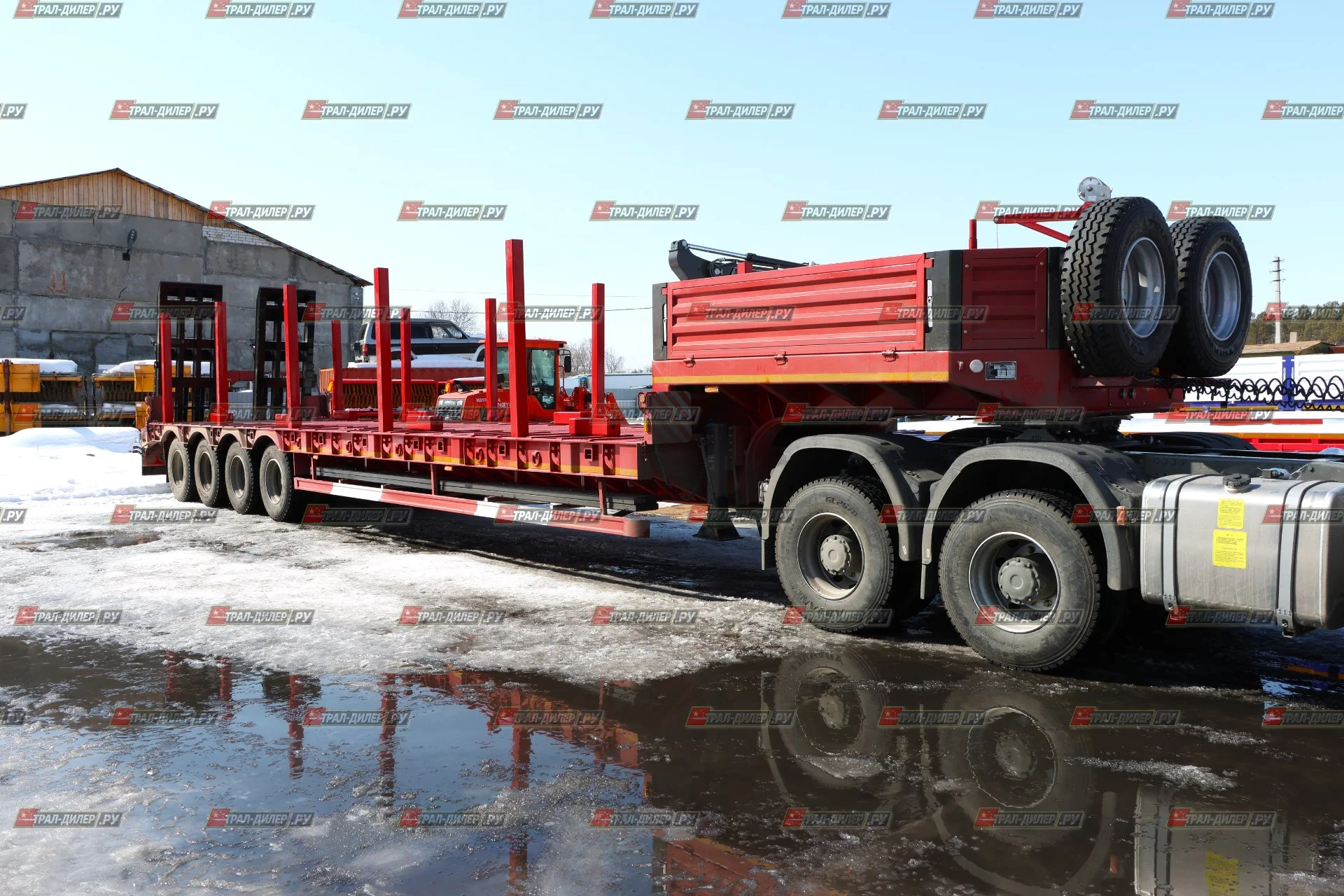 Среднерамный трал CIMC (AMUR) LYR96071TDPХZF 100 т - миниатюра 12