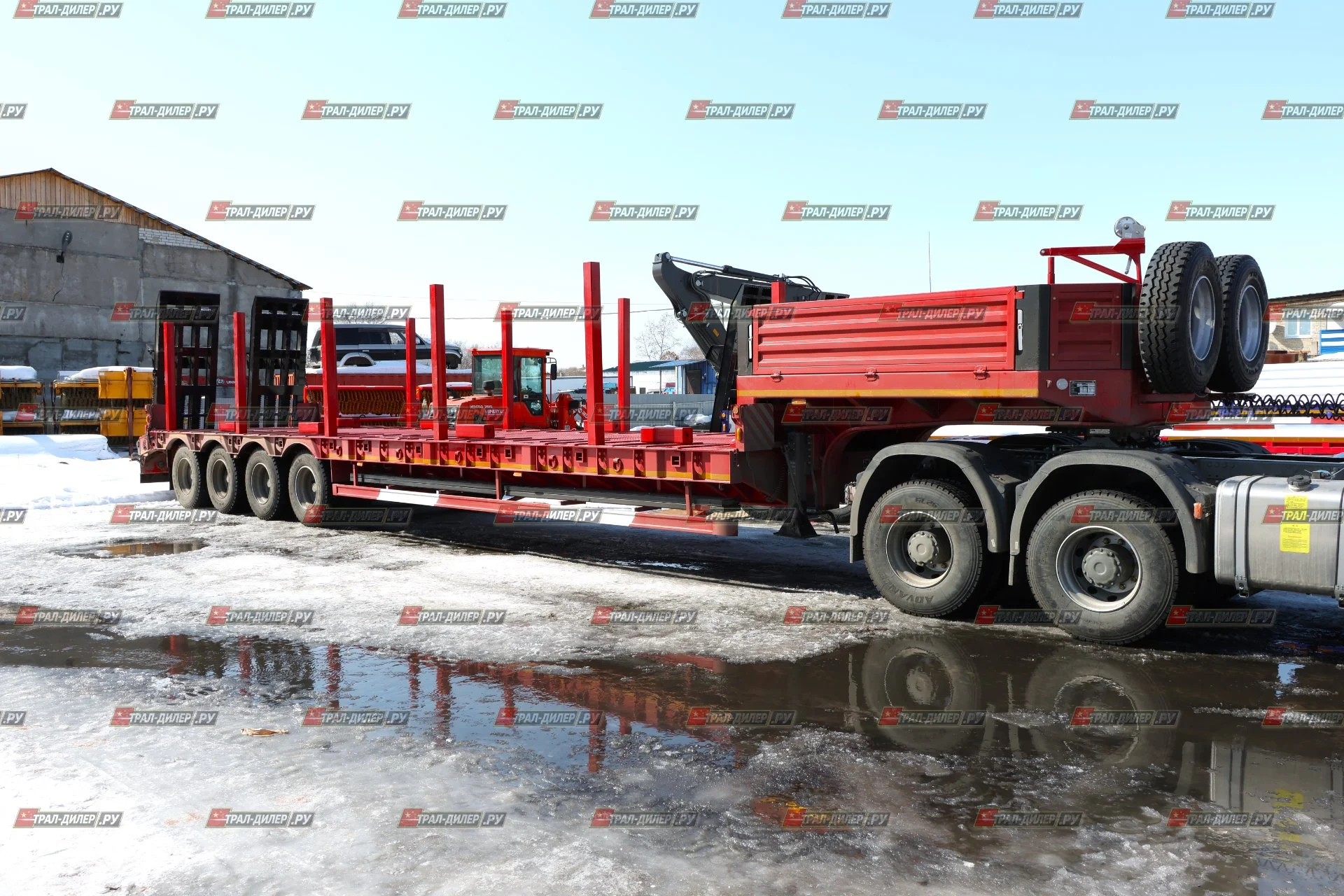 Среднерамный трал CIMC (AMUR) LYR96071TDPХZF 100 т - миниатюра 21