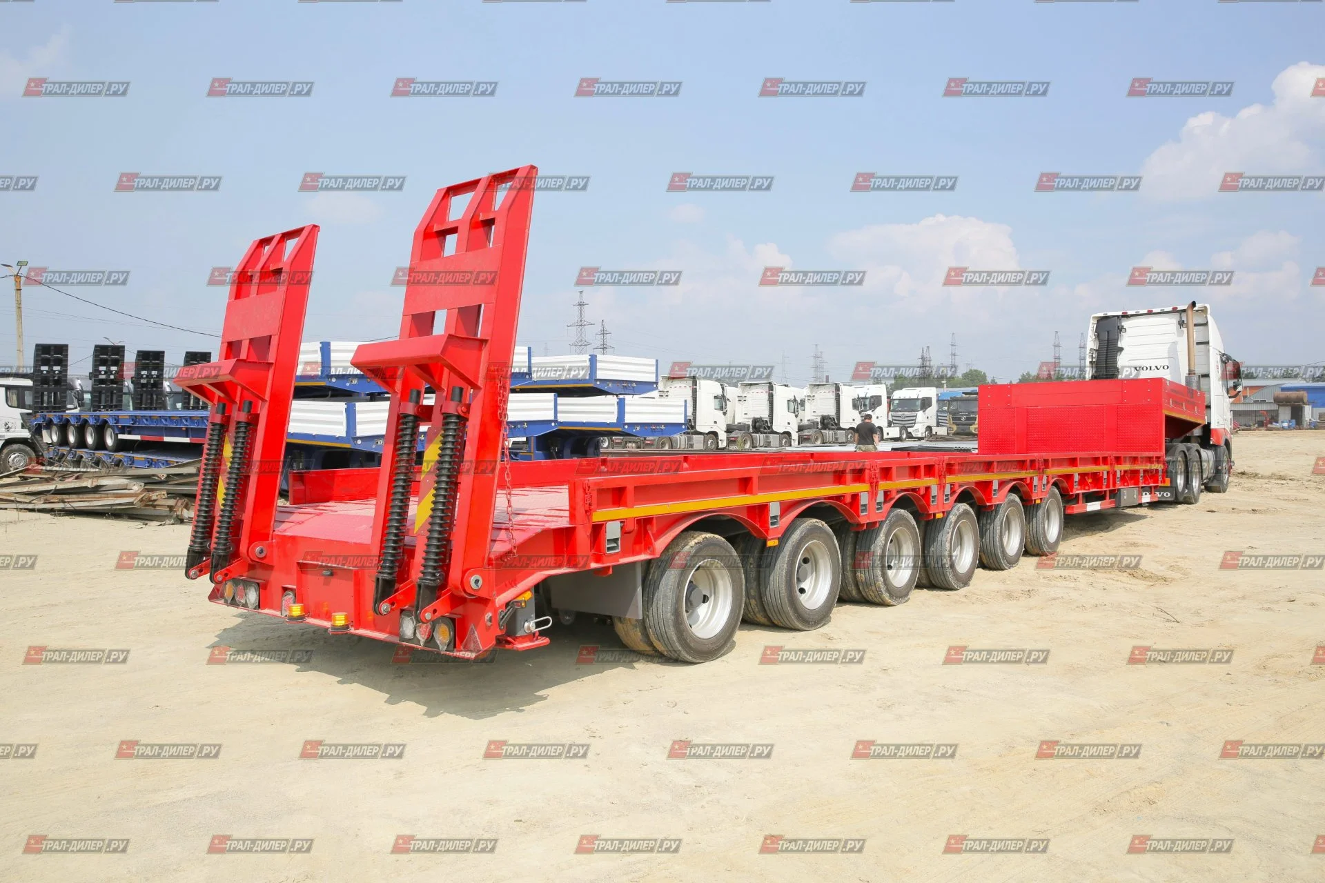 Низкорамный трал Amur LYR9906TDPL 120 т 17,2 м - миниатюра 3