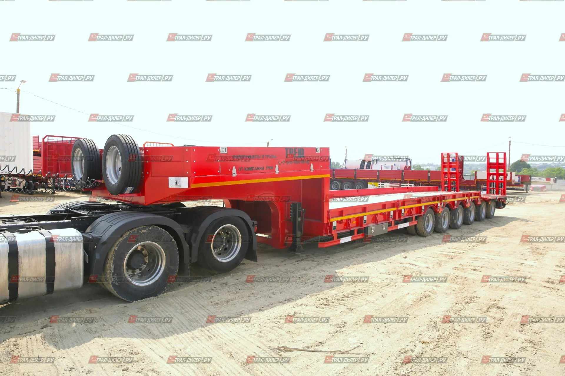 Низкорамный трал Amur LYR9906TDPL 120 т 17,2 м - миниатюра 4
