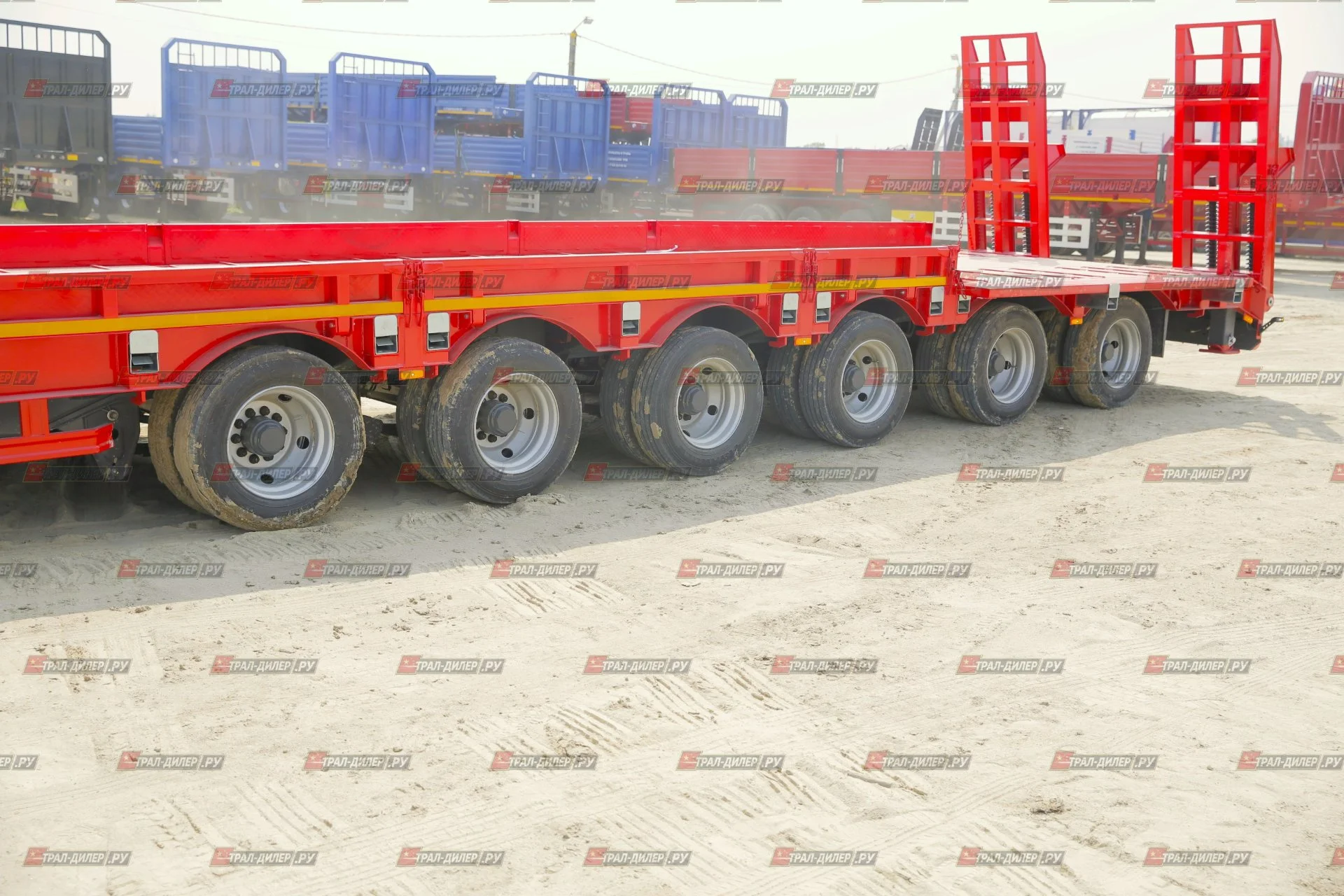 Низкорамный трал Amur LYR9906TDPL 120 т 17,2 м - миниатюра 5