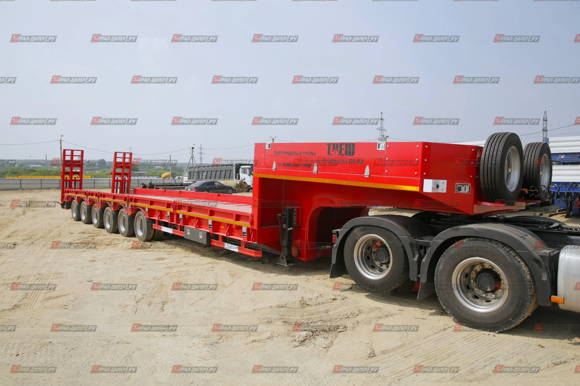 Низкорамный трал Amur LYR9906TDPL 120 т 17,2 м - миниатюра 12
