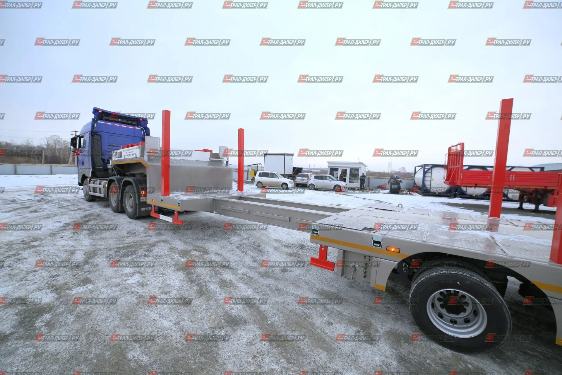 Уникальный 7-осный раздвижной трал Amur LYR9600TDPXZLQ - миниатюра 3