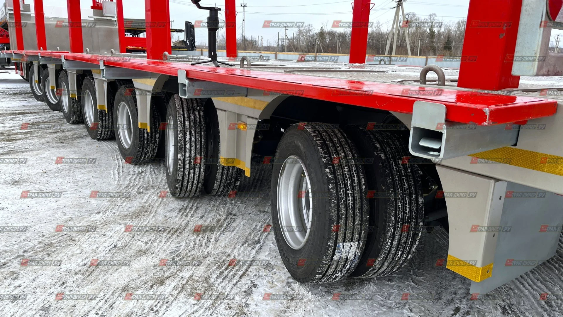 Уникальный 7-осный раздвижной трал Amur LYR9600TDPXZLQ - миниатюра 6