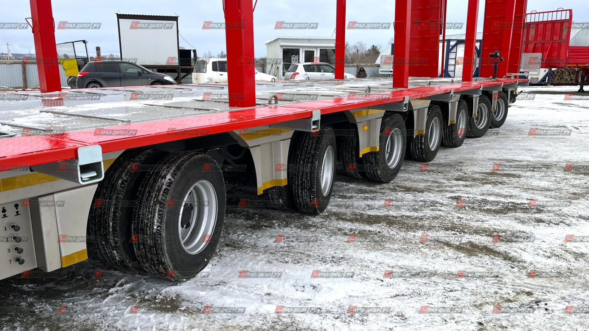Уникальный 7-осный раздвижной трал Amur LYR9600TDPXZLQ - миниатюра 8