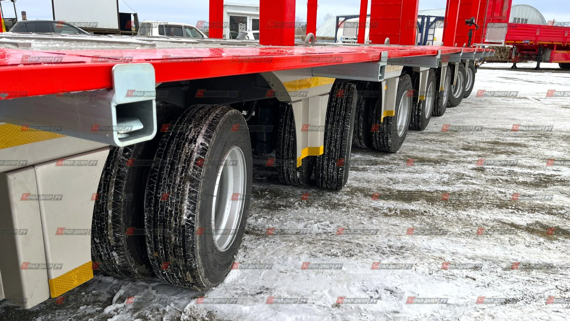 Уникальный 7-осный раздвижной трал Amur LYR9600TDPXZLQ - миниатюра 9