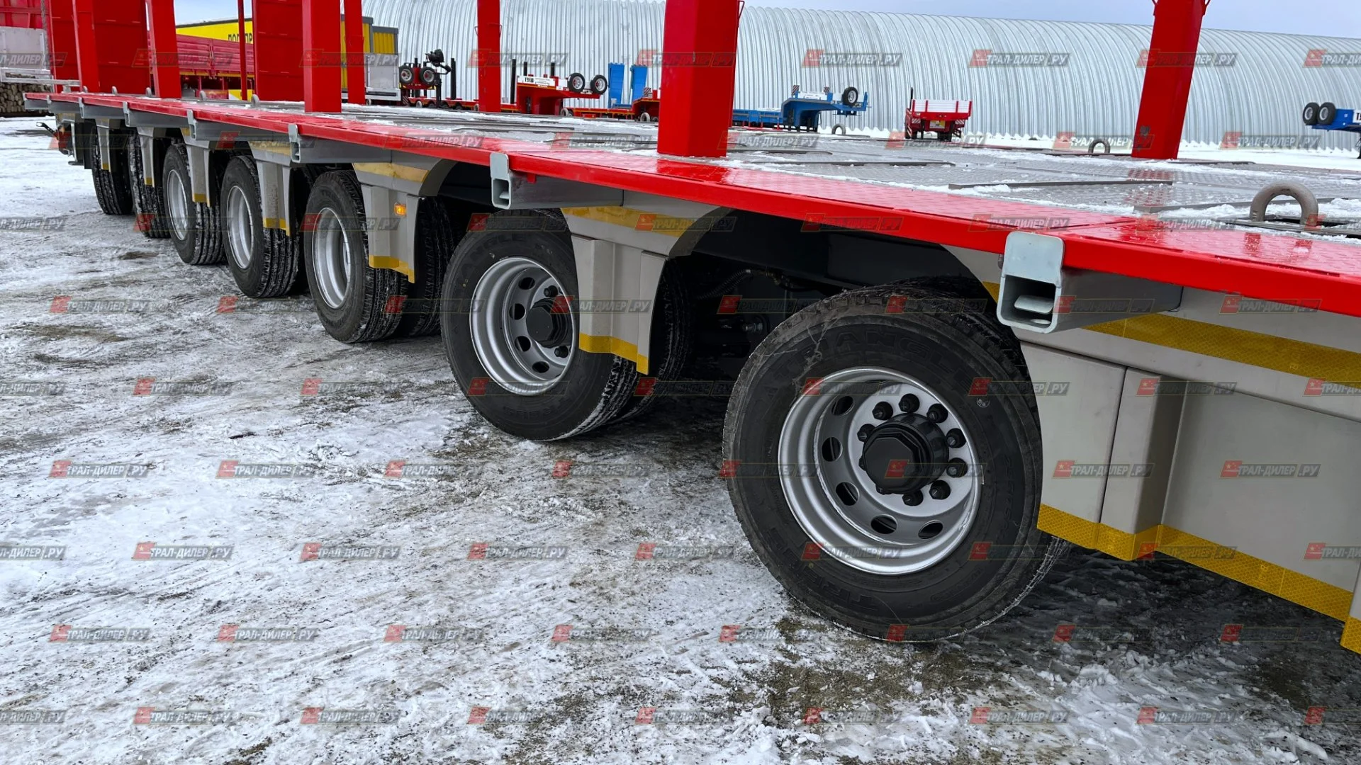Уникальный 7-осный раздвижной трал Amur LYR9600TDPXZLQ - миниатюра 13