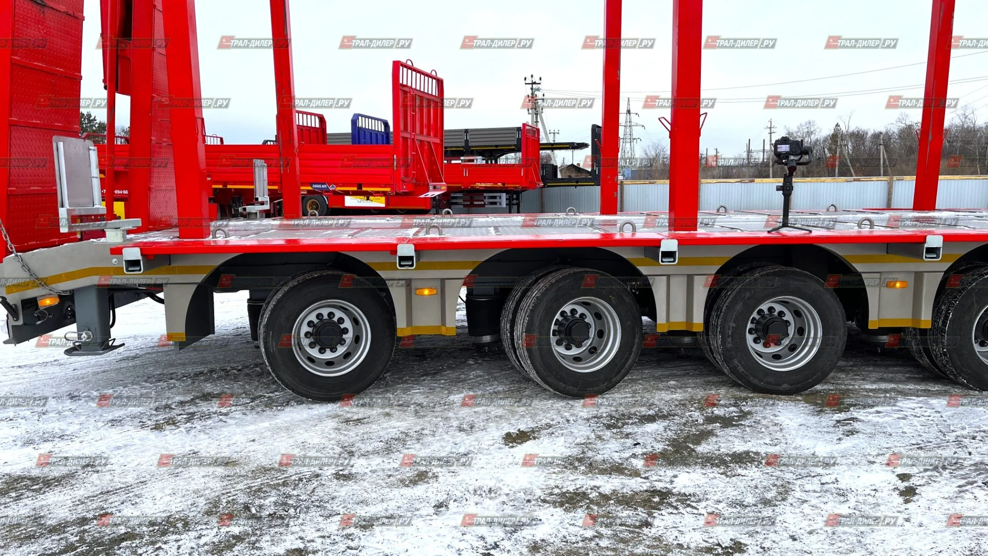 Уникальный 7-осный раздвижной трал Amur LYR9600TDPXZLQ - миниатюра 14