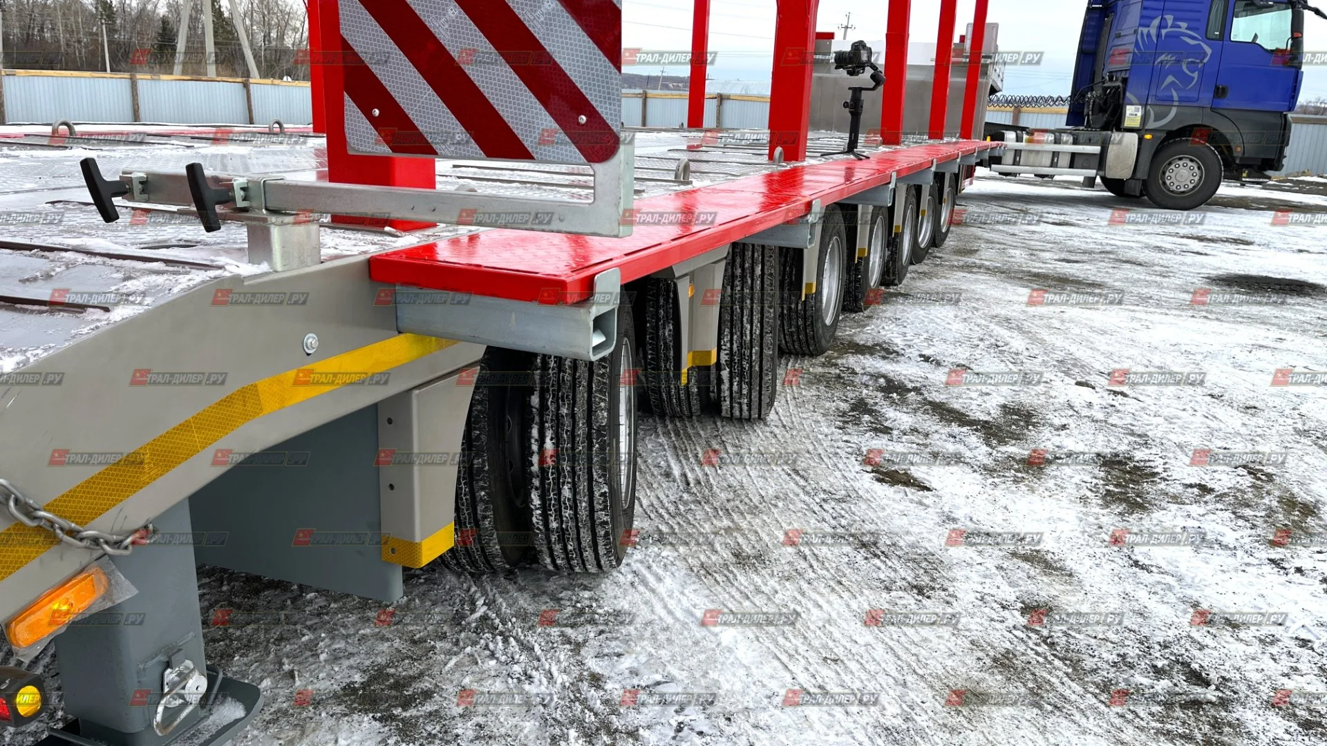 Уникальный 7-осный раздвижной трал Amur LYR9600TDPXZLQ - миниатюра 15