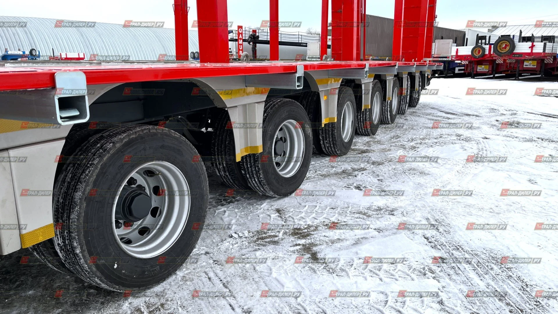 Уникальный 7-осный раздвижной трал Amur LYR9600TDPXZLQ - миниатюра 18