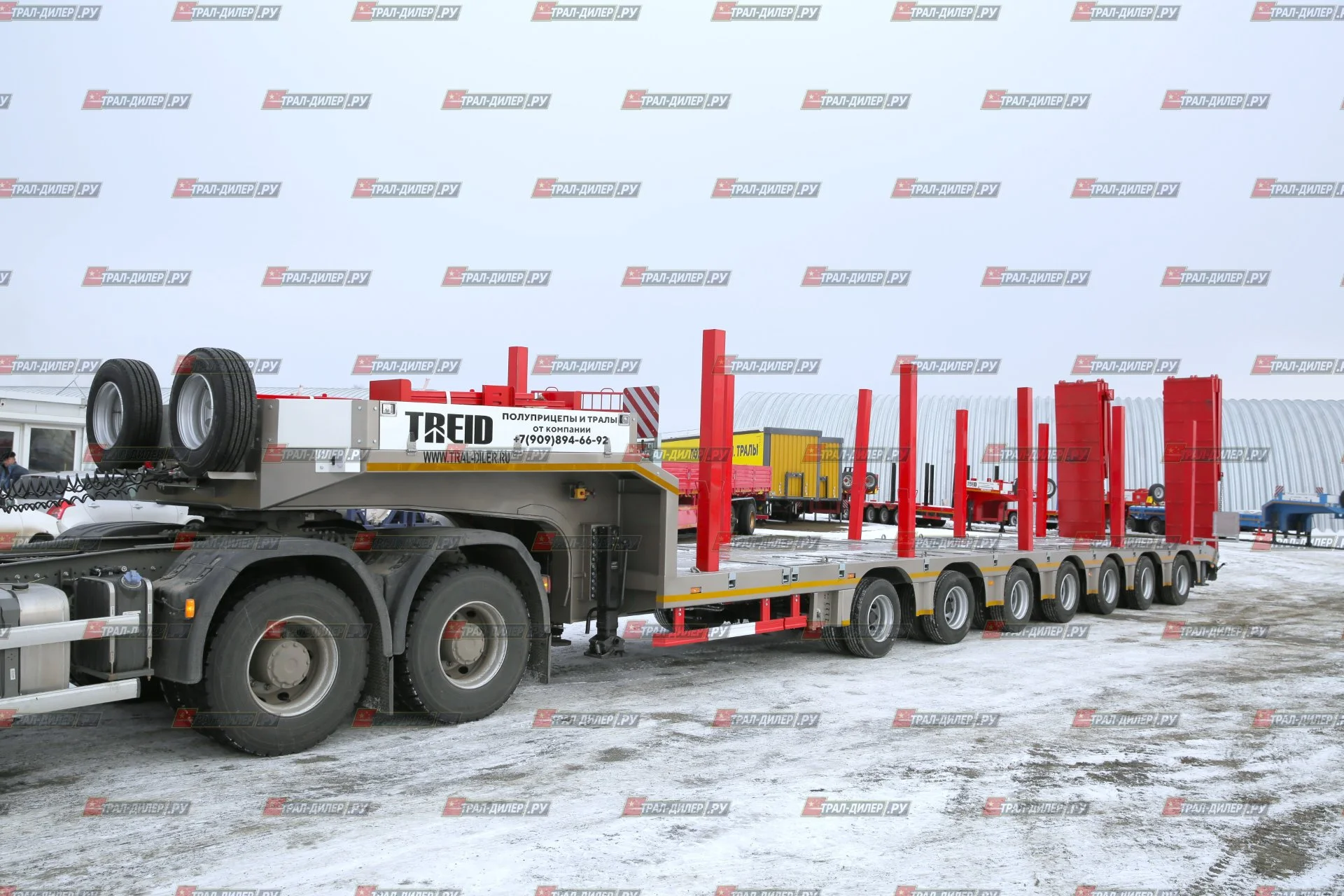Уникальный 7-осный раздвижной трал Amur LYR9600TDPXZLQ - миниатюра 35