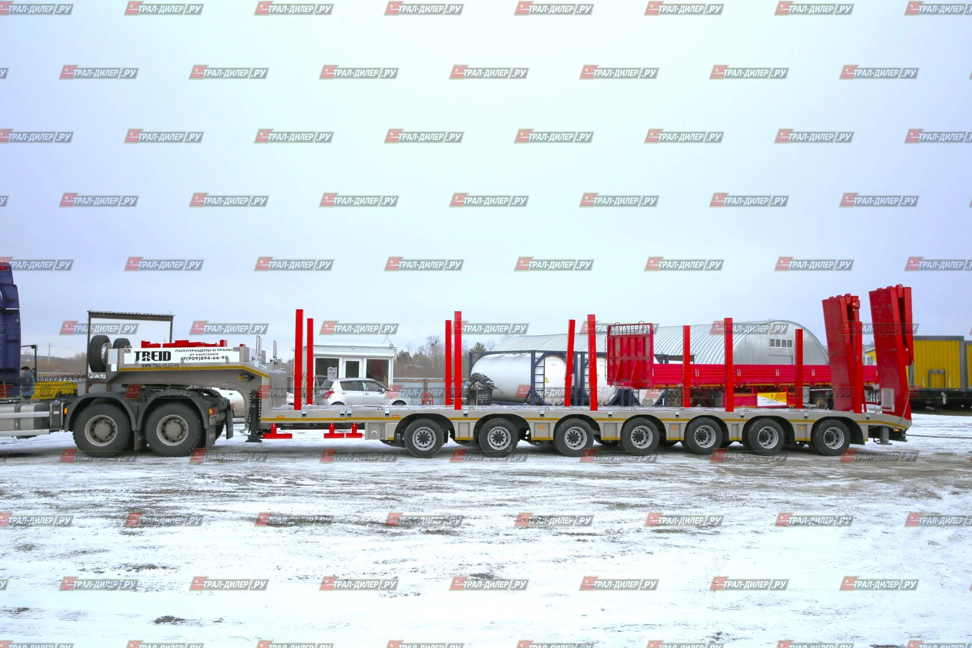 Уникальный 7-осный раздвижной трал Amur LYR9600TDPXZLQ - миниатюра 36
