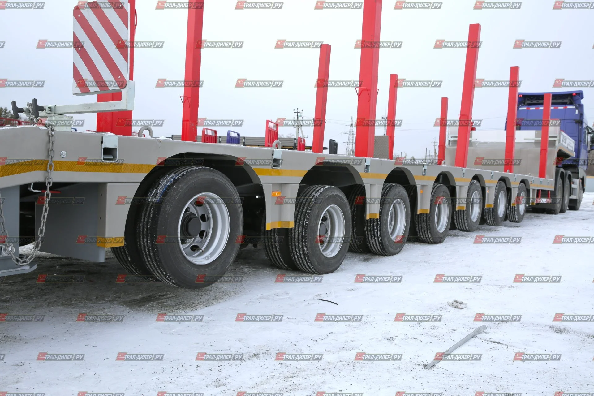 Уникальный 7-осный раздвижной трал Amur LYR9600TDPXZLQ - миниатюра 61