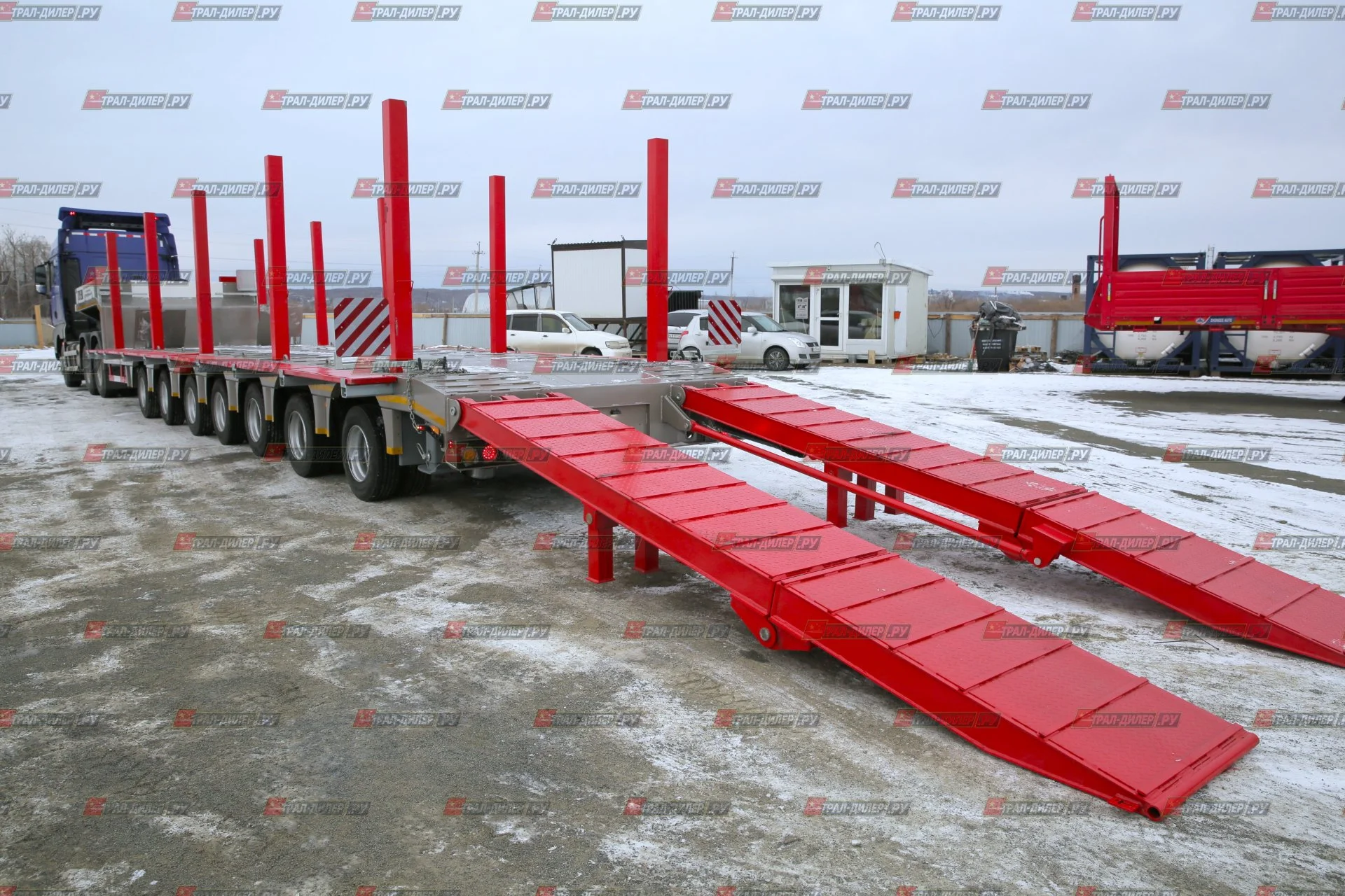 Уникальный 7-осный раздвижной трал Amur LYR9600TDPXZLQ - миниатюра 73