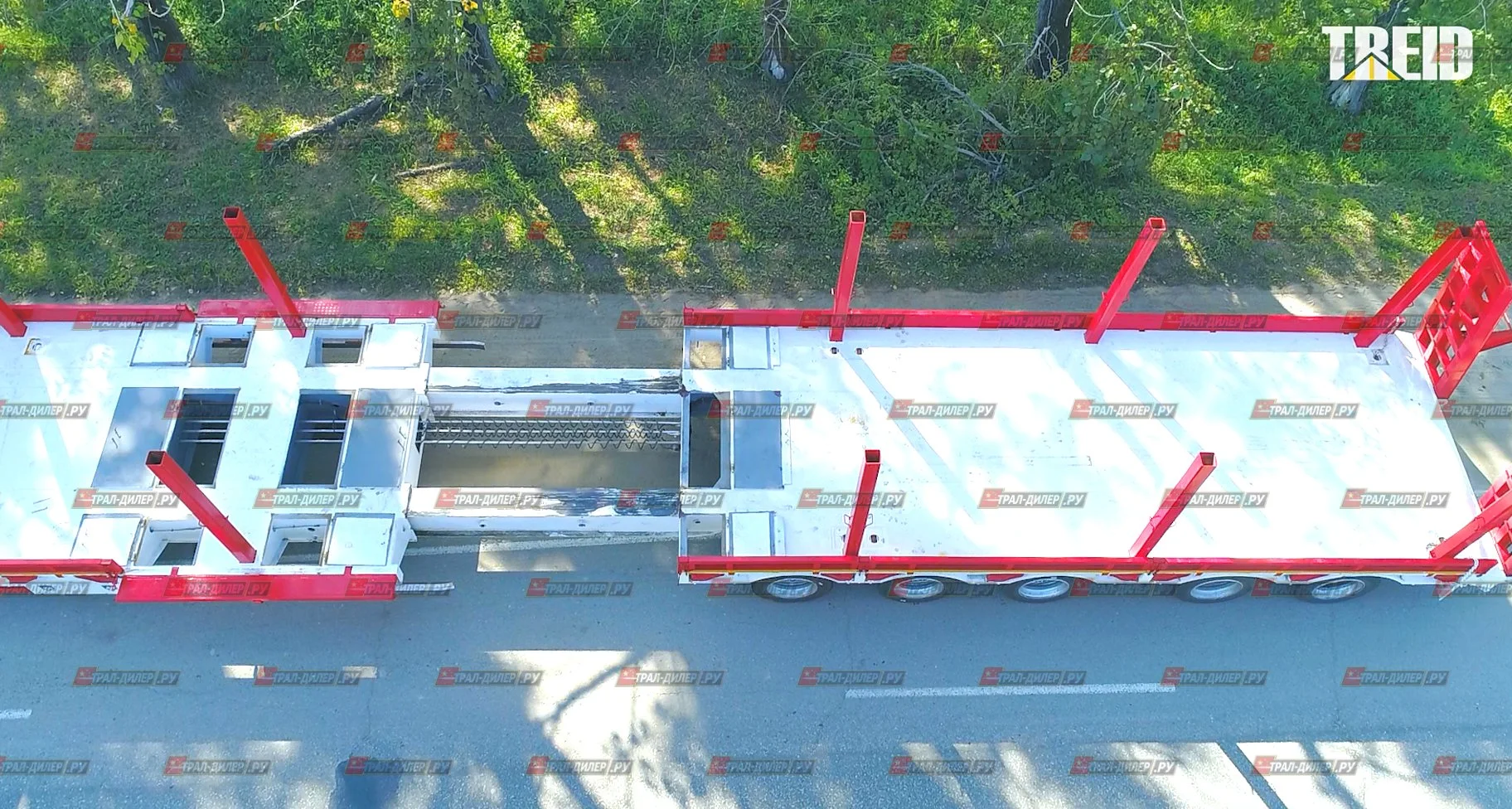 Низкорамный раздвижной трал Amur LYR9806TDPW - миниатюра 3