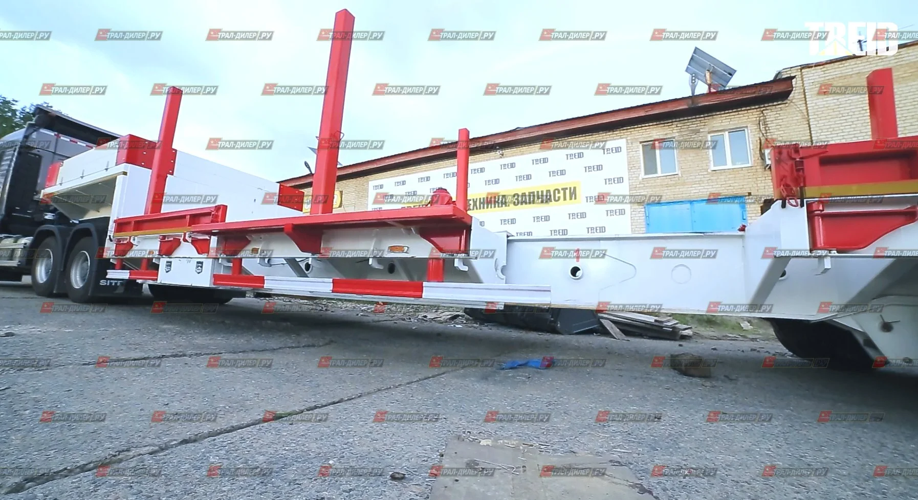 Низкорамный раздвижной трал Amur LYR9806TDPW - миниатюра 5