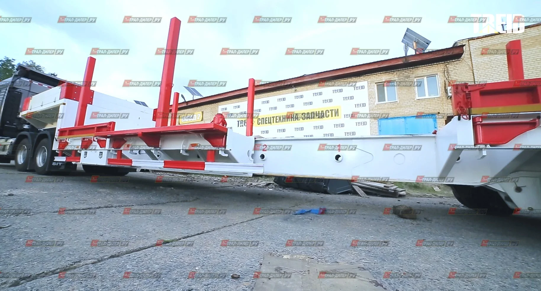 Низкорамный раздвижной трал Amur LYR9806TDPW - миниатюра 6