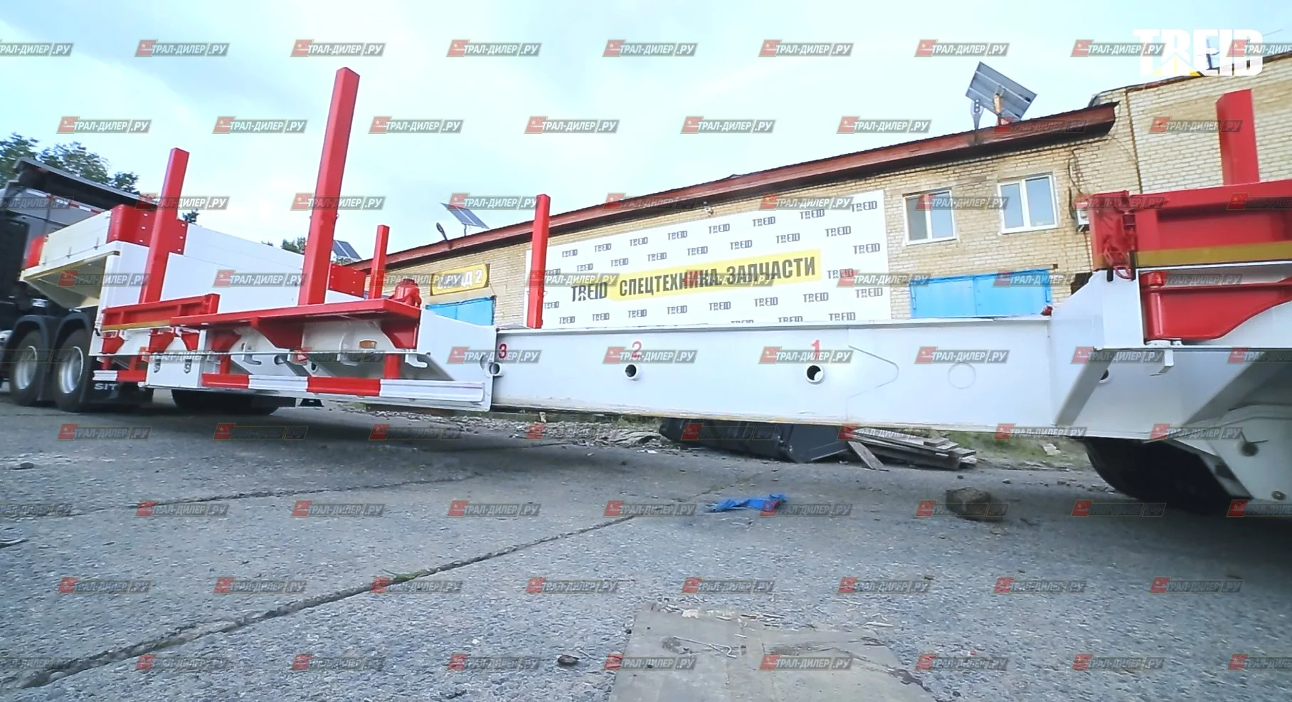 Низкорамный раздвижной трал Amur LYR9806TDPW - миниатюра 7