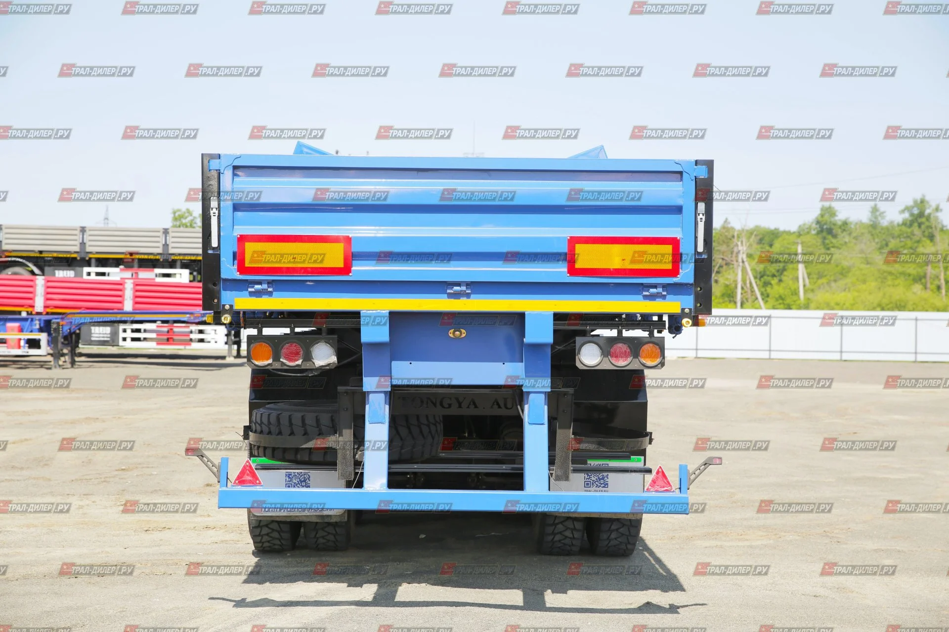 В наличии! Полуприцеп бортовой TONGYADA CTY9704LBS 16,5 м 80 т - миниатюра 4