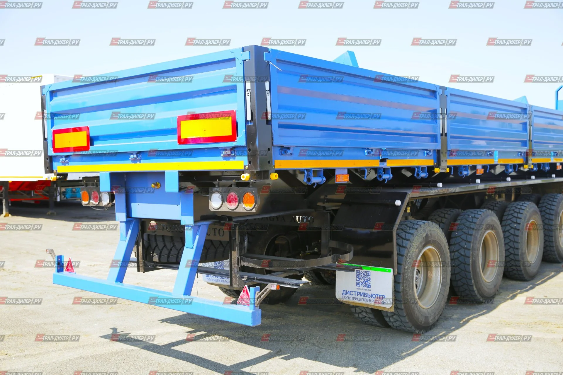 В наличии! Полуприцеп бортовой TONGYADA CTY9704LBS 16,5 м 80 т - миниатюра 5