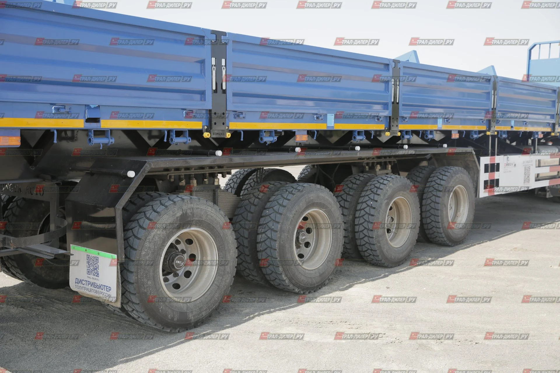 В наличии! Полуприцеп бортовой TONGYADA CTY9704LBS 16,5 м 80 т - миниатюра 6