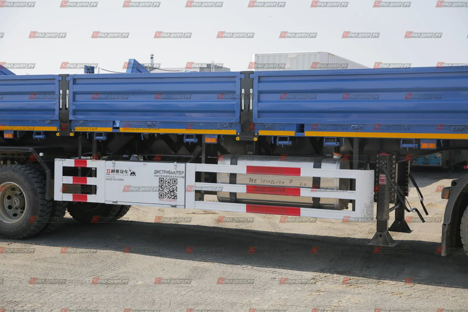 В наличии! Полуприцеп бортовой TONGYADA CTY9704LBS 16,5 м 80 т - миниатюра 7