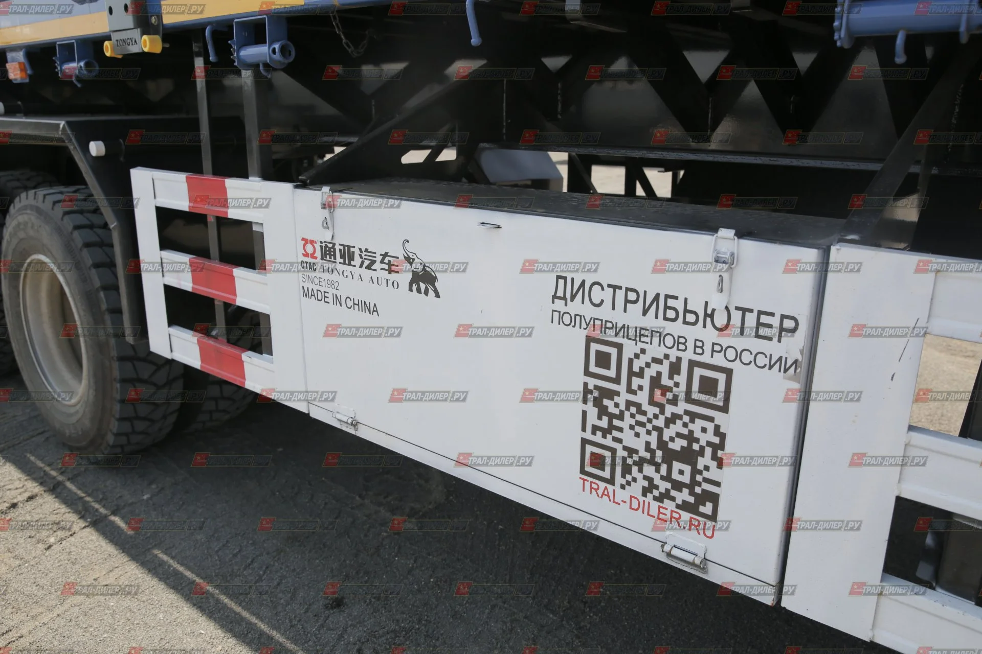 В наличии! Полуприцеп бортовой TONGYADA CTY9704LBS 16,5 м 80 т - миниатюра 15