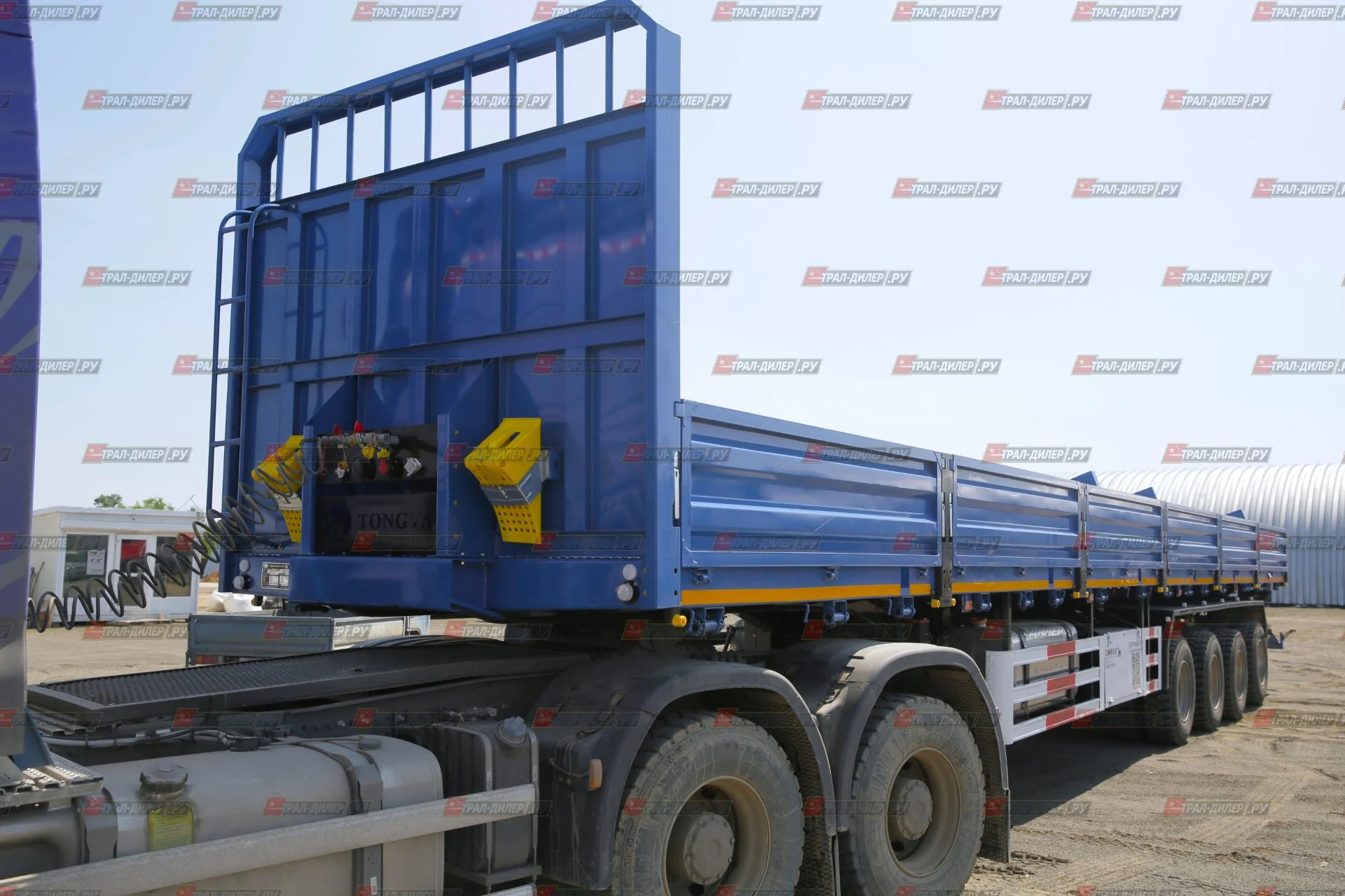 В наличии! Полуприцеп бортовой TONGYADA CTY9704LBS 16,5 м 80 т - миниатюра 25