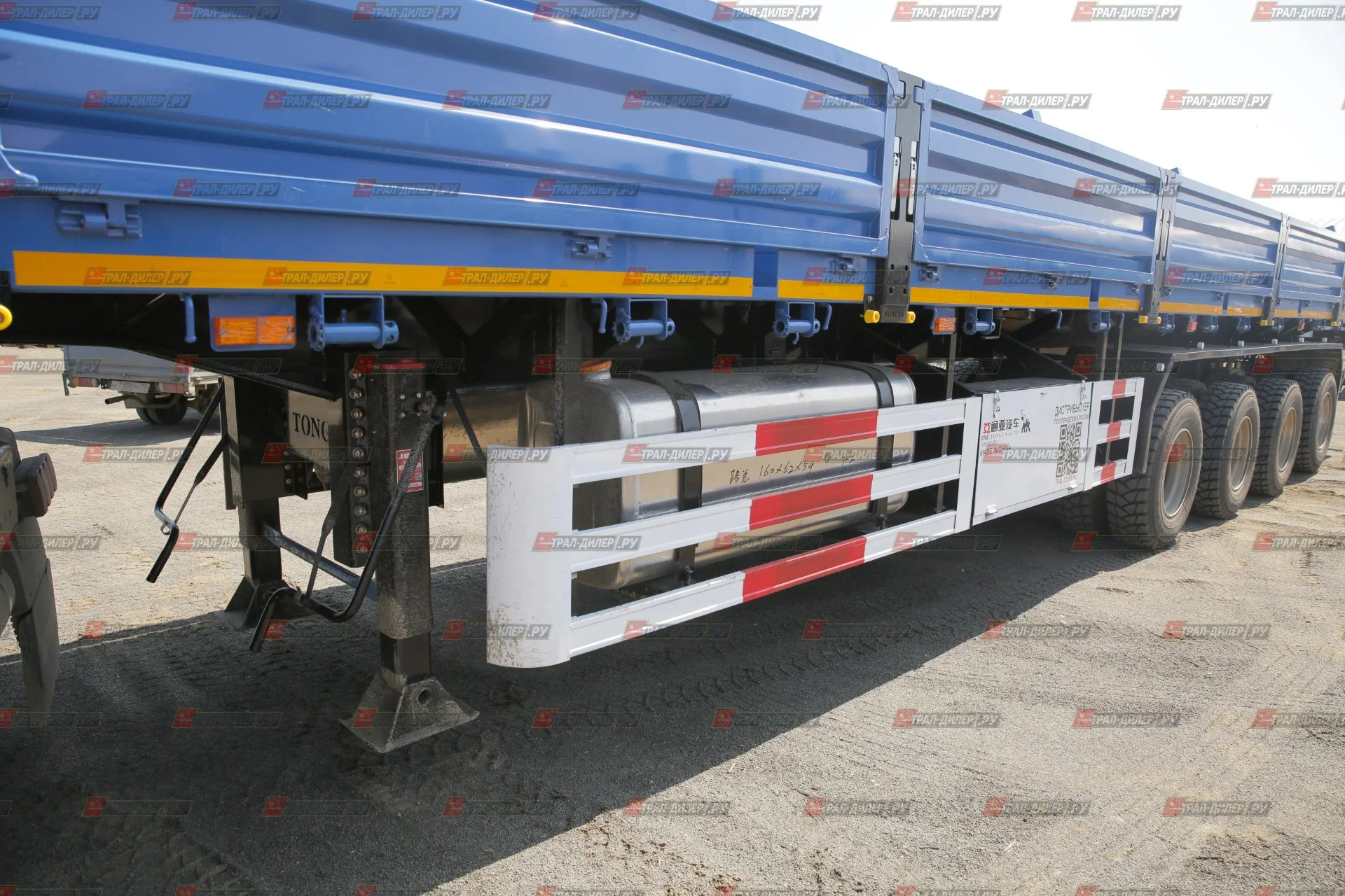 В наличии! Полуприцеп бортовой TONGYADA CTY9704LBS 16,5 м 80 т - миниатюра 28